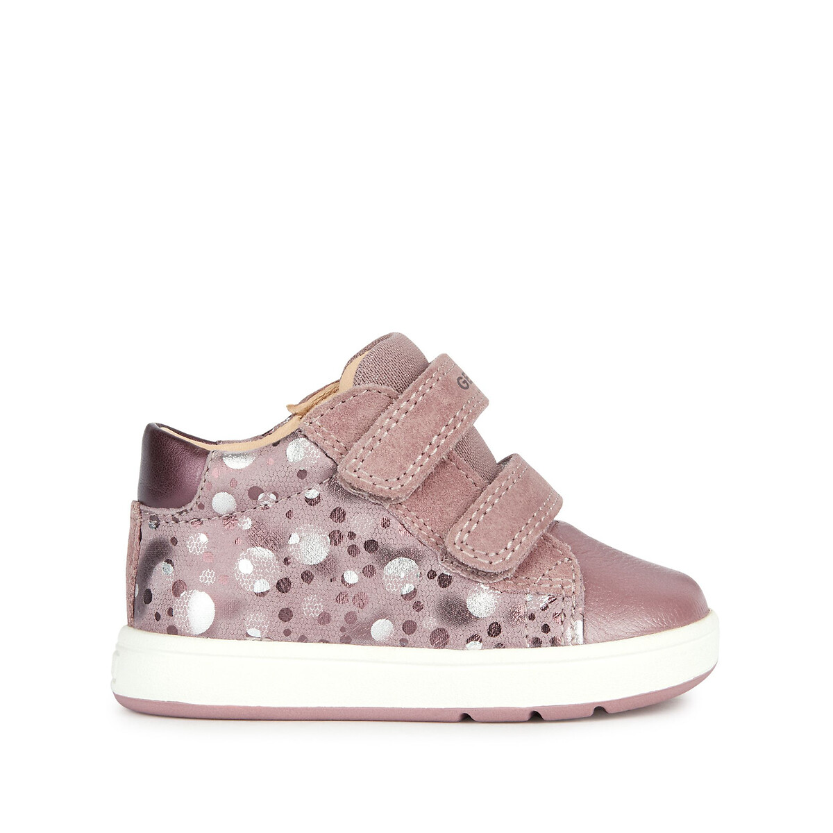Image of Kids Biglia Leather Trainers with Touch 'n' Close Fastening