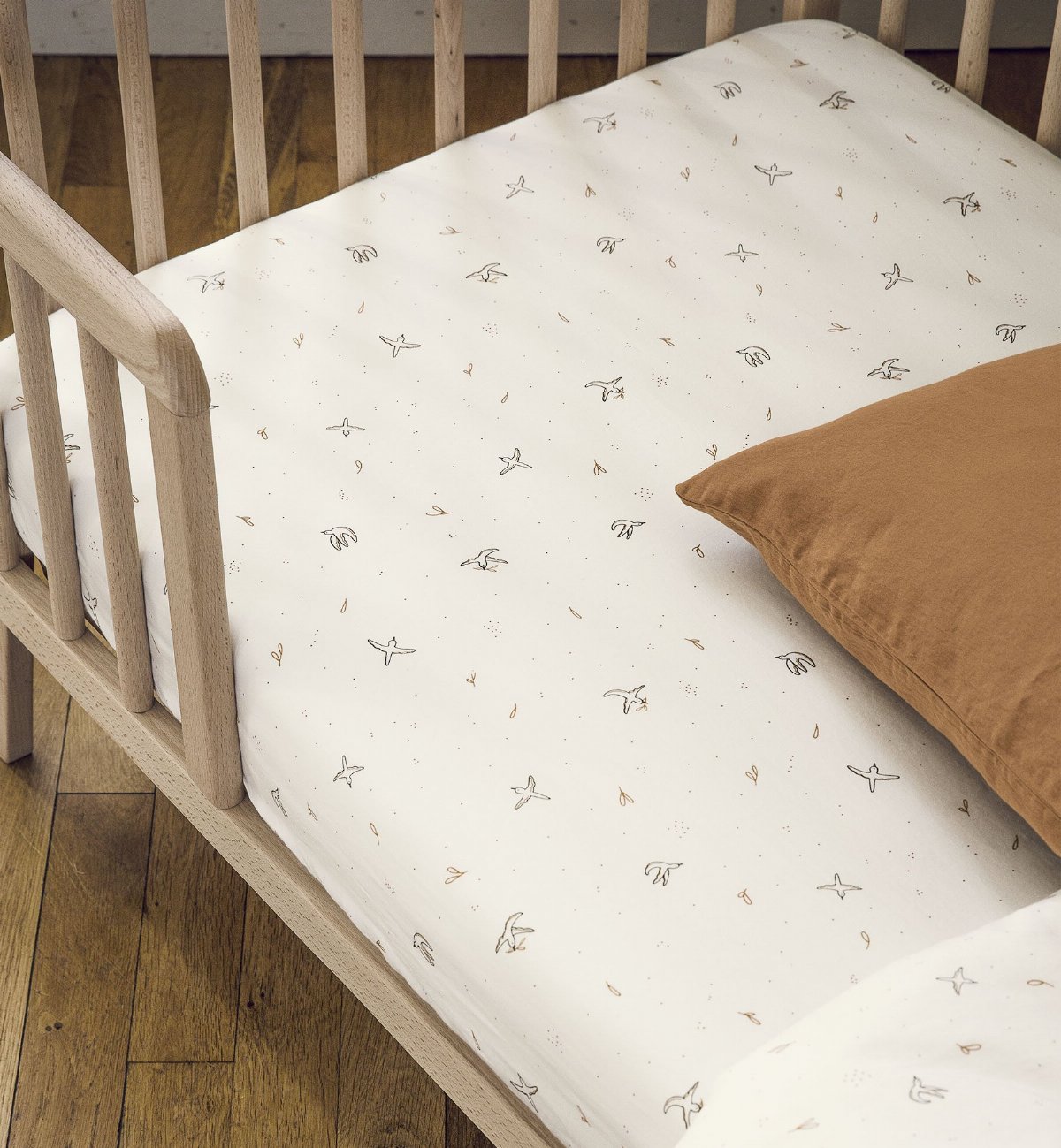 Drap housse Coton Bio pour Lit bébé L'ENVOLÉE, KADOLIS