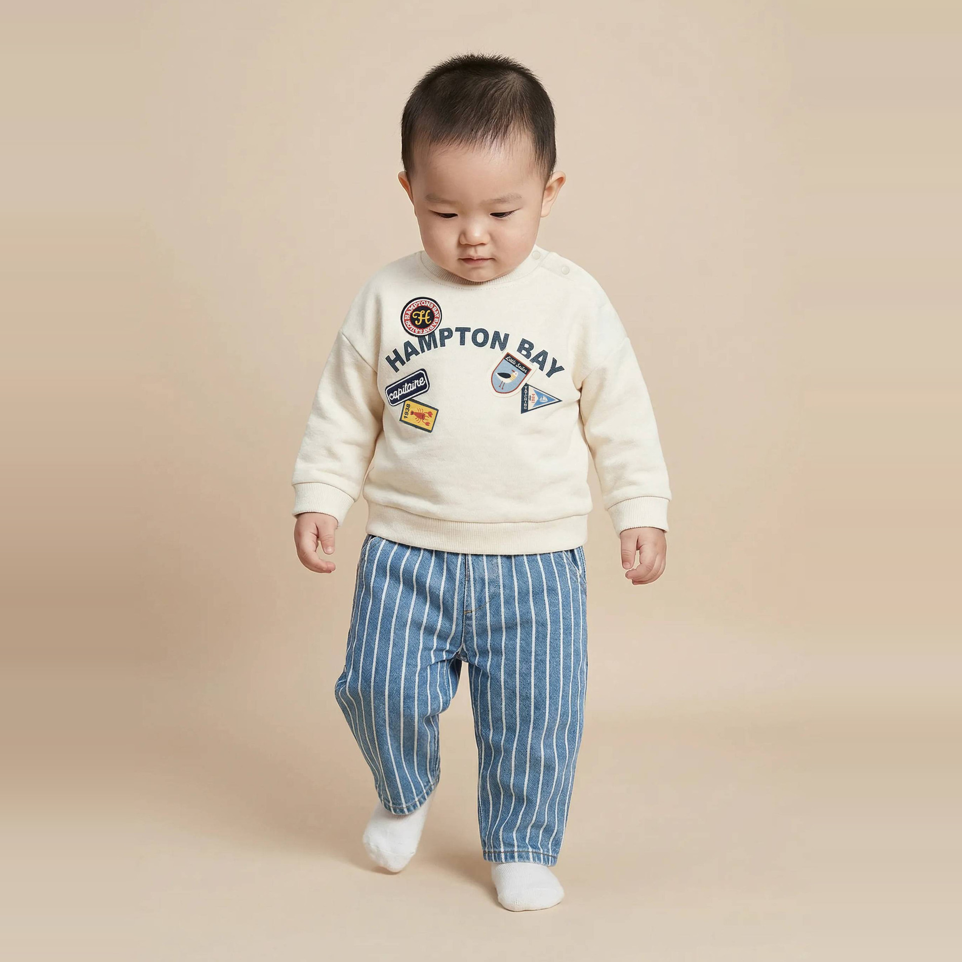 Sweat imprimé en coton BIO GOTS, BOUT'CHOU