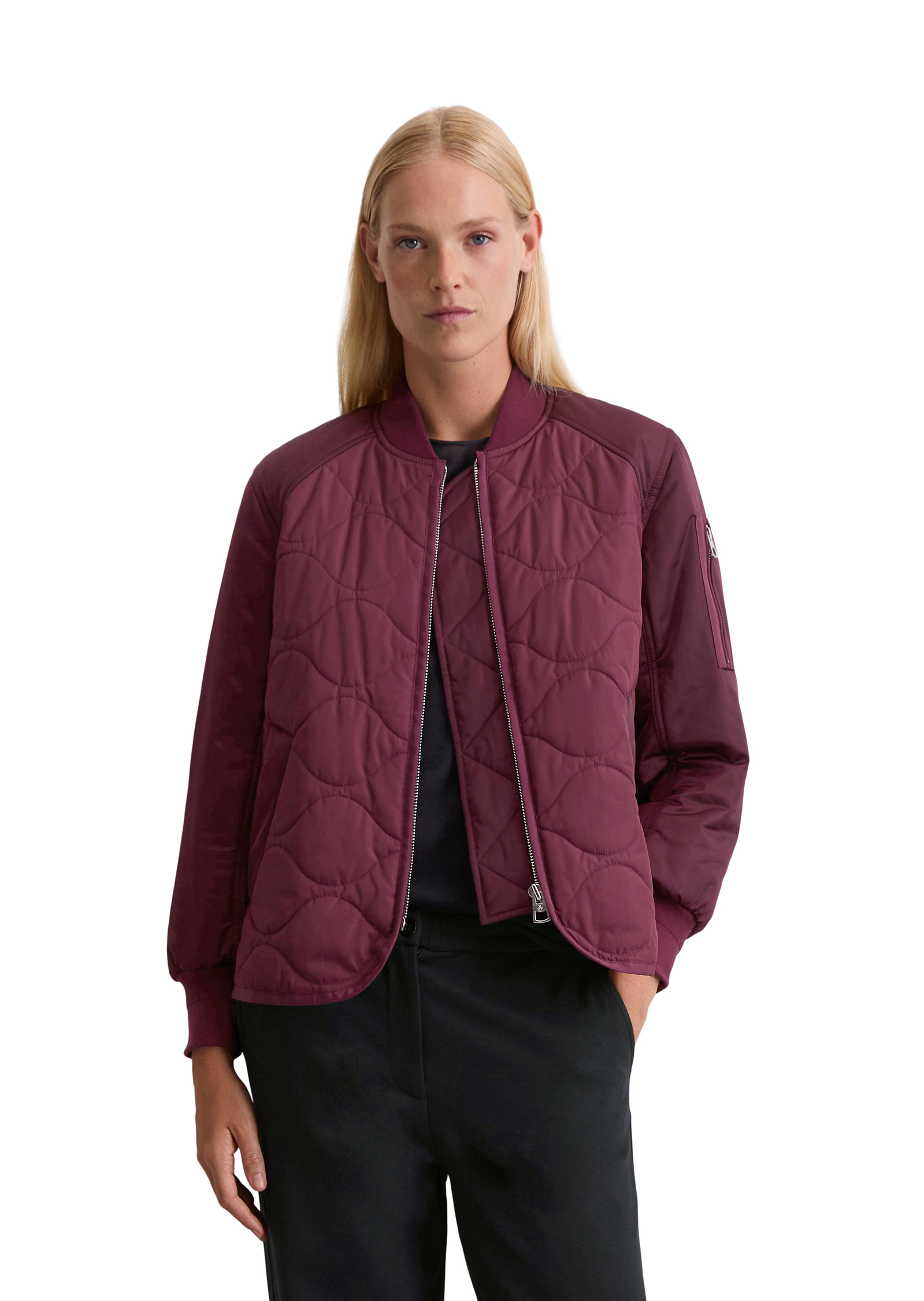 Veste matelassée régulière style cape, MARC O'POLO
