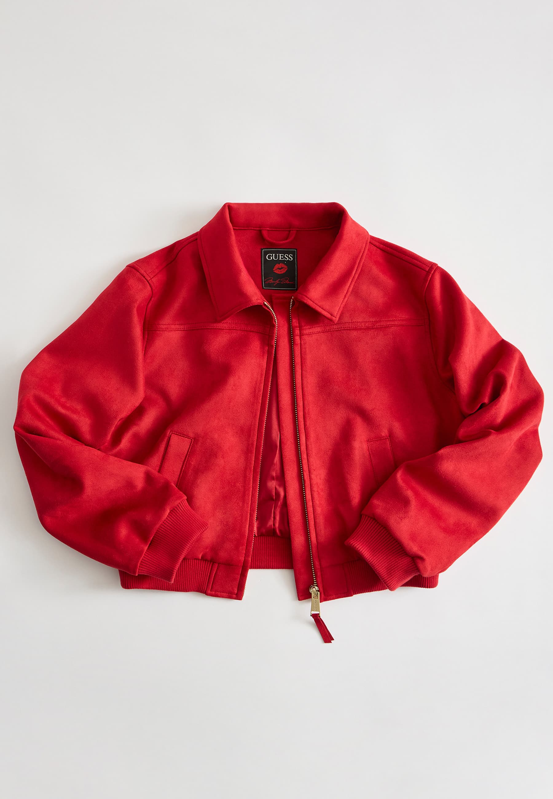 Veste Bomber En Daim, GUESS