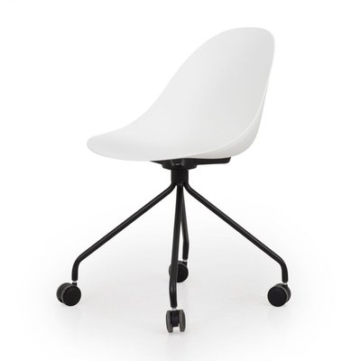 Chaise de bureau design à roulette en plastique SWIMMY MEUBLES & DESIGN