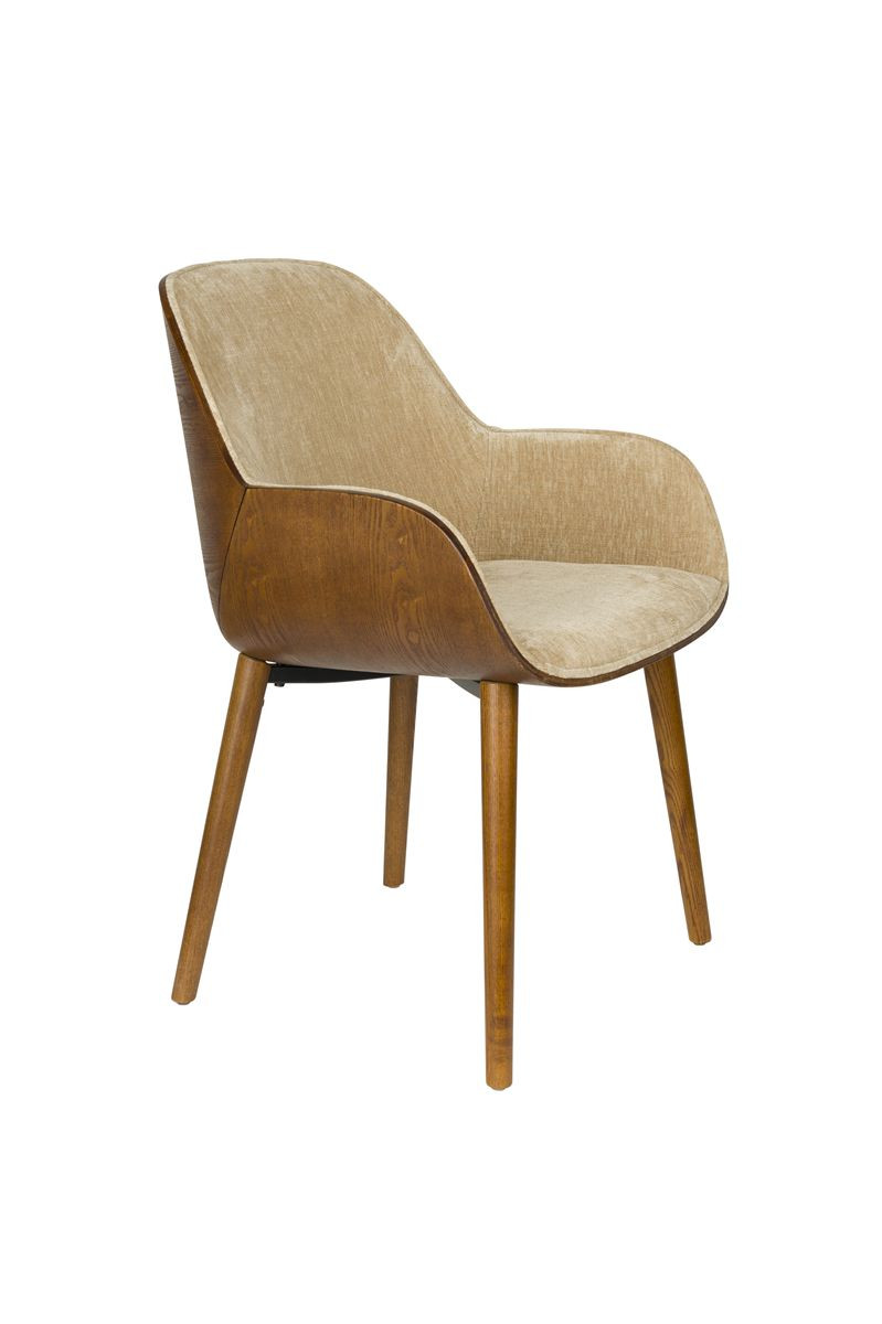Fauteuil design en tissu, classique, TAYLOR, DUTCHBONE