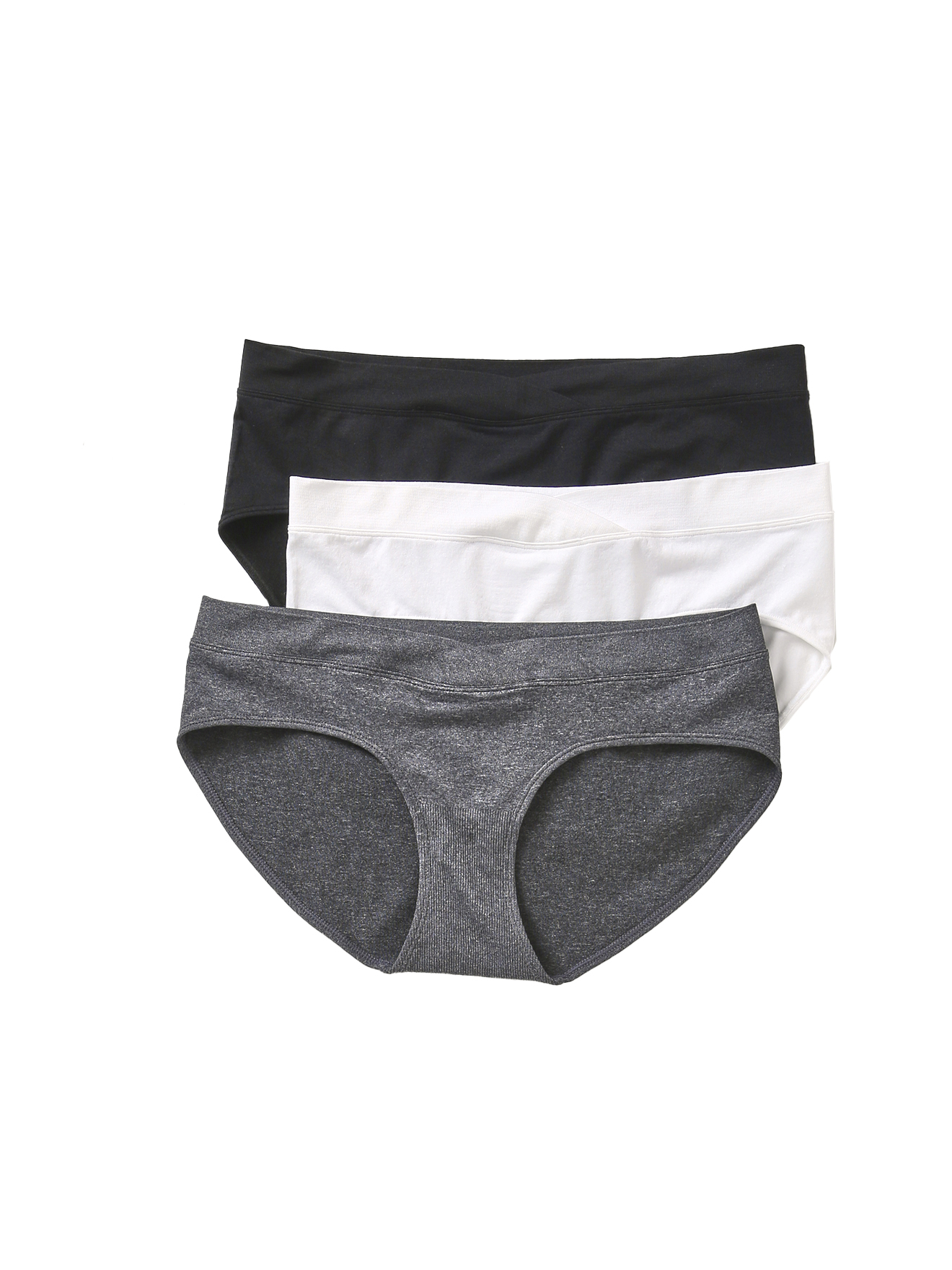 Lot de 3 shorties de grossesse sans coutures en microfibre, VERTBAUDET