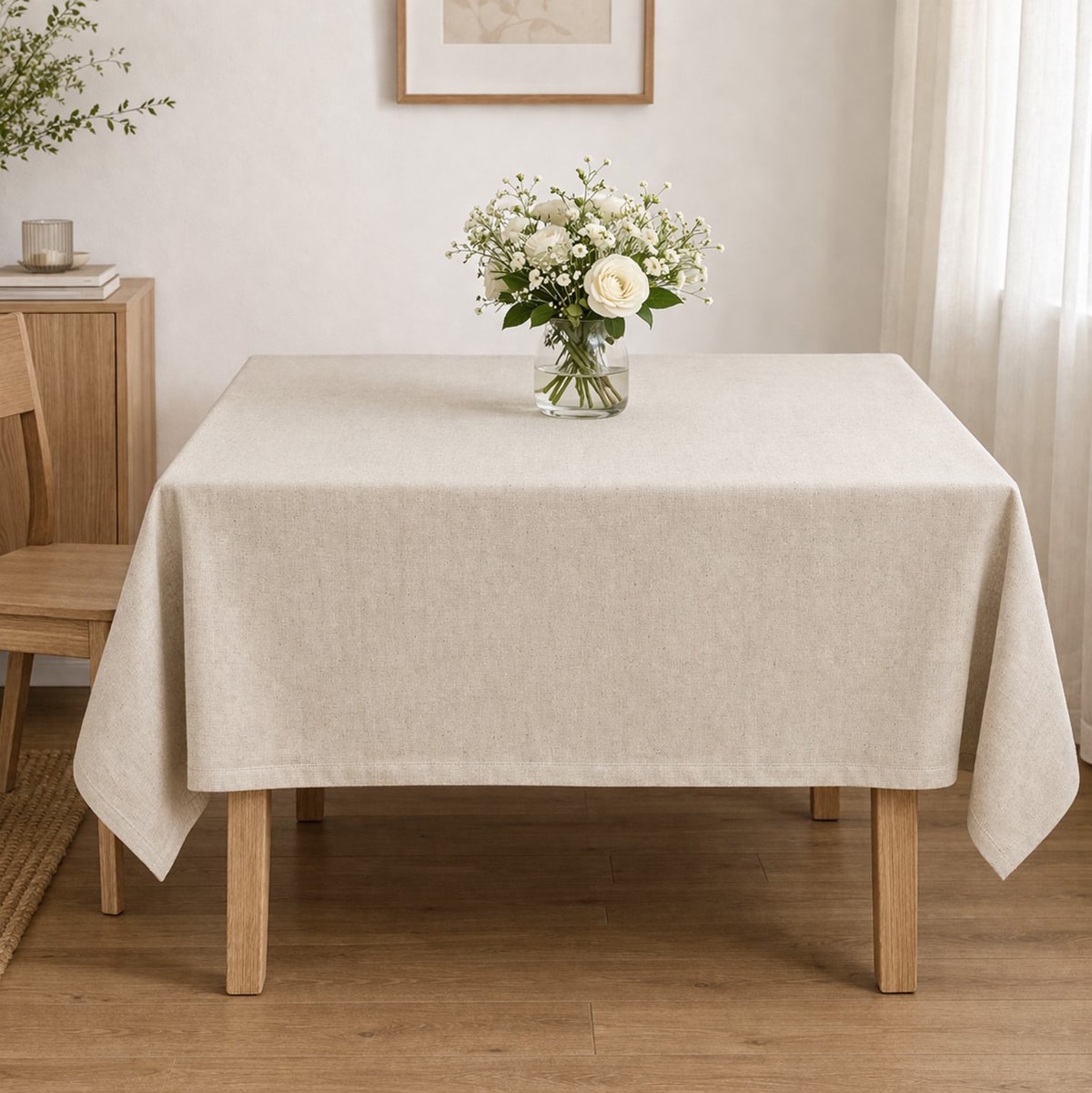 Nappe 100% lin naturel LINELLE, LINANDELLE