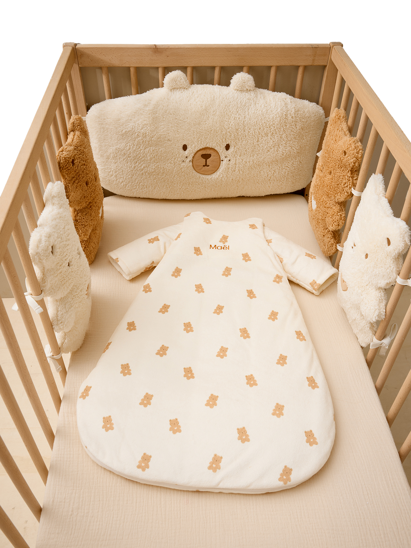 Tour de lit / Tour de parc coussins PETIT OURS, VERTBAUDET