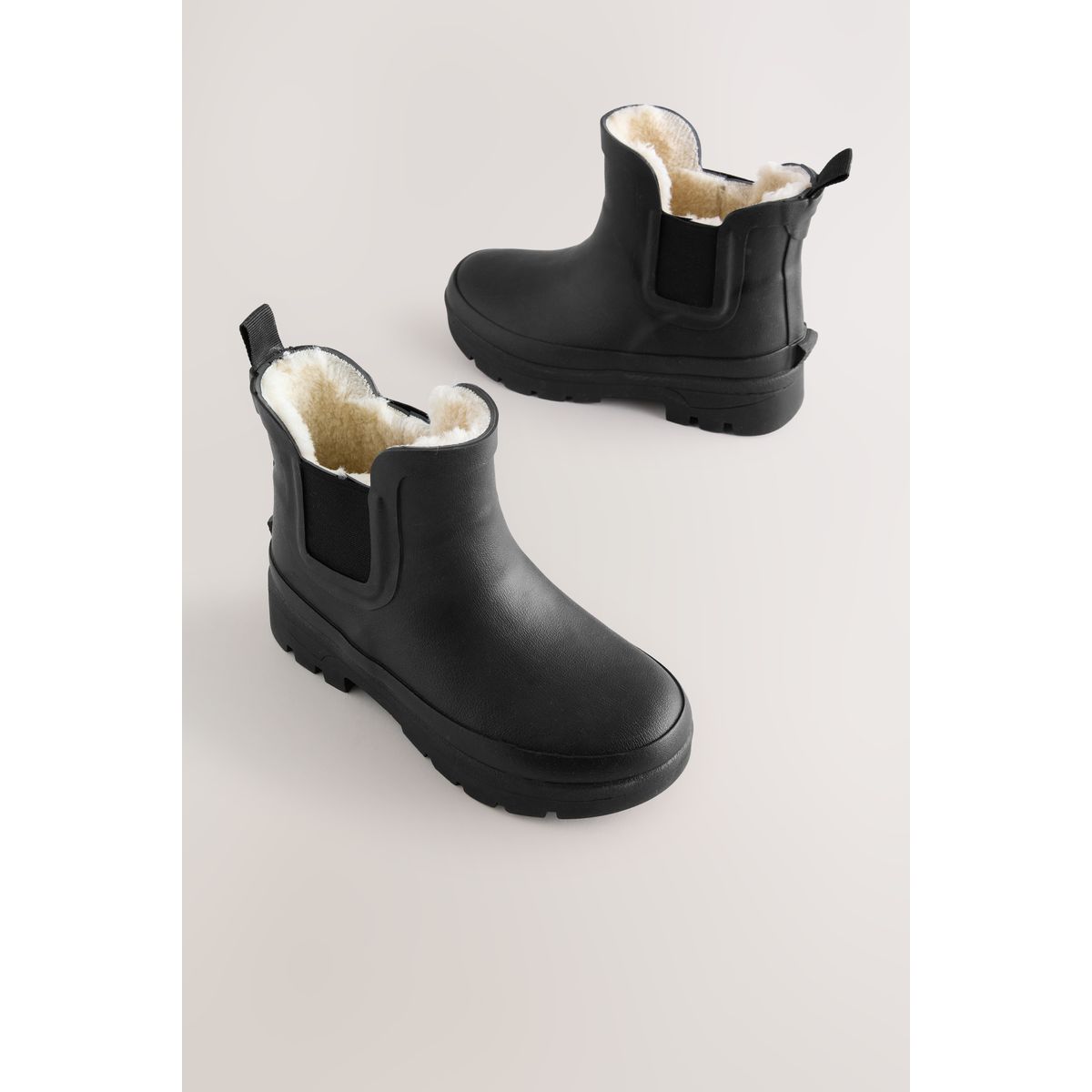 Bottines en caoutchouc avec doublure chaude, NEXT
