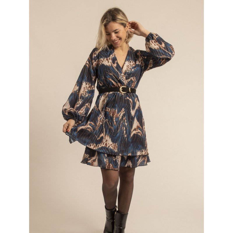 Robe Courte Motifs Iraline, DONA LISA