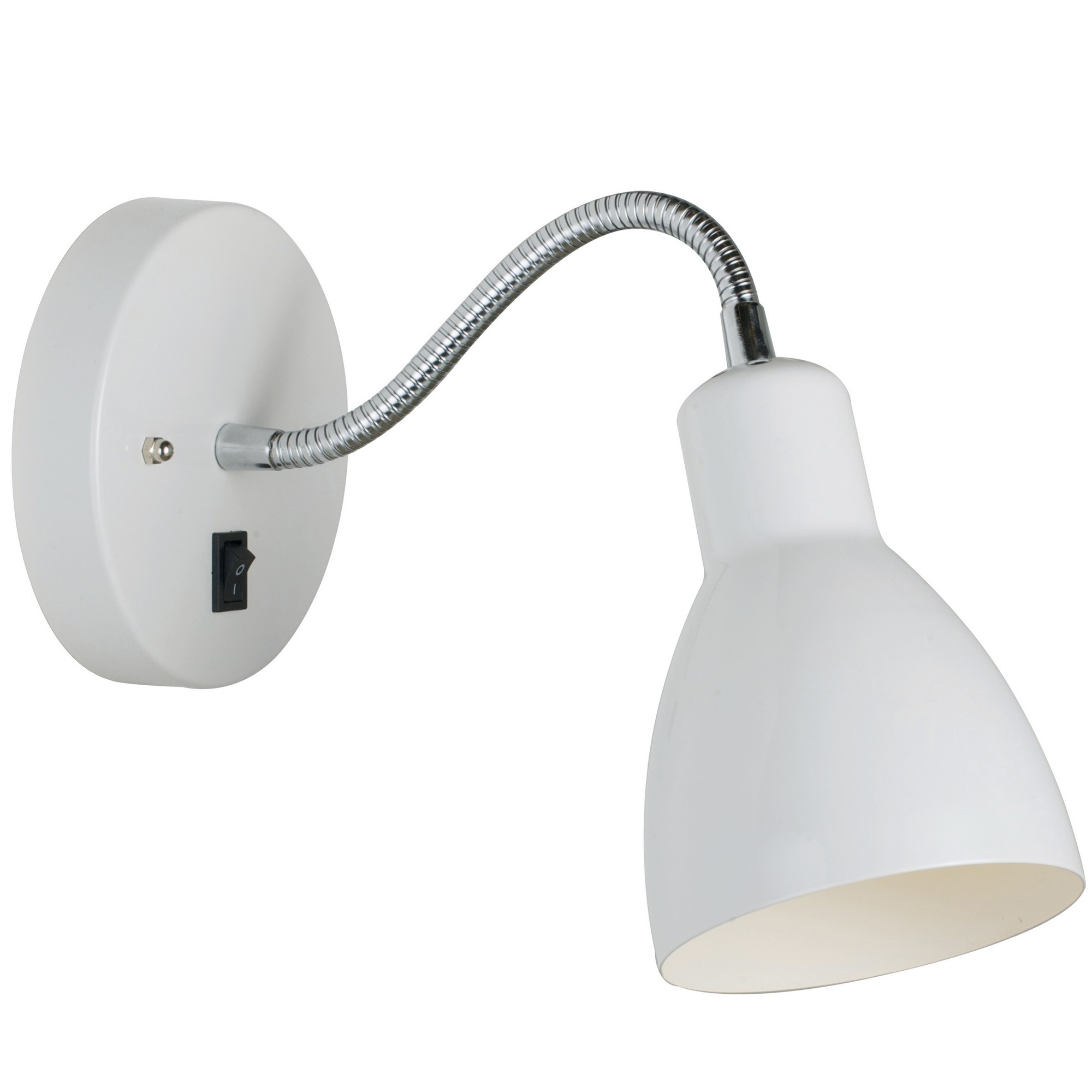 Applique murale classique bras flexibles en métal et plastique, CYCLONE, NORDLUX