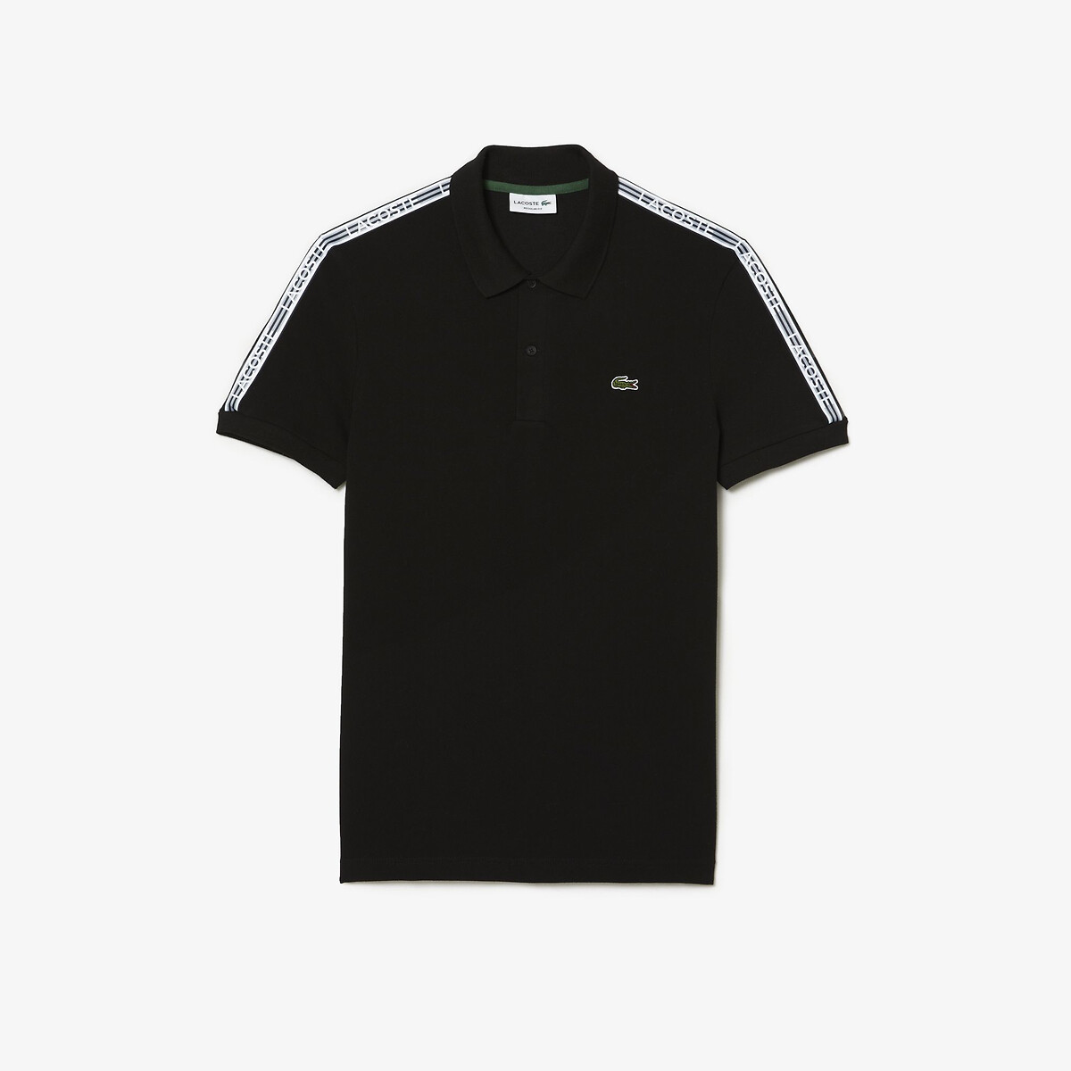 Lacoste black and white polo shirt store