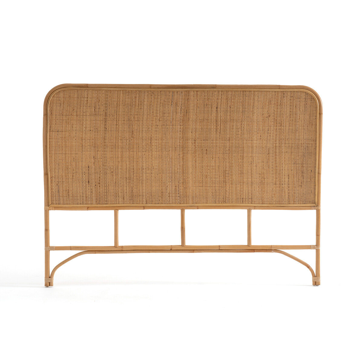 Product photograph of Ladara Braided Rattan Headboard from La Redoute UK.