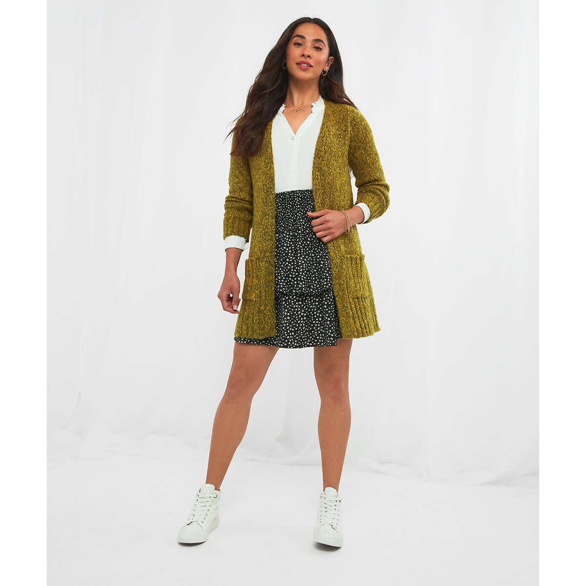 Sainsburys mustard cardigan top