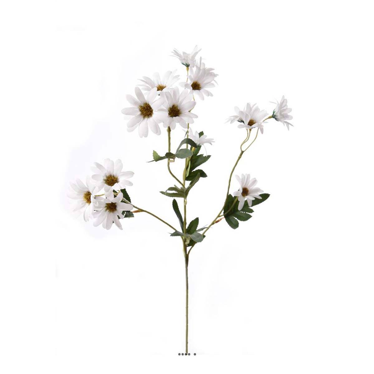 Marguerite artificielle en piquet H 95 cm, ARTIFICIELLES