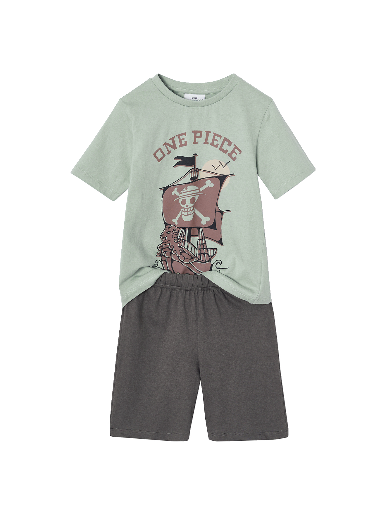 Pyjashort One Piece® bicolore, VERTBAUDET