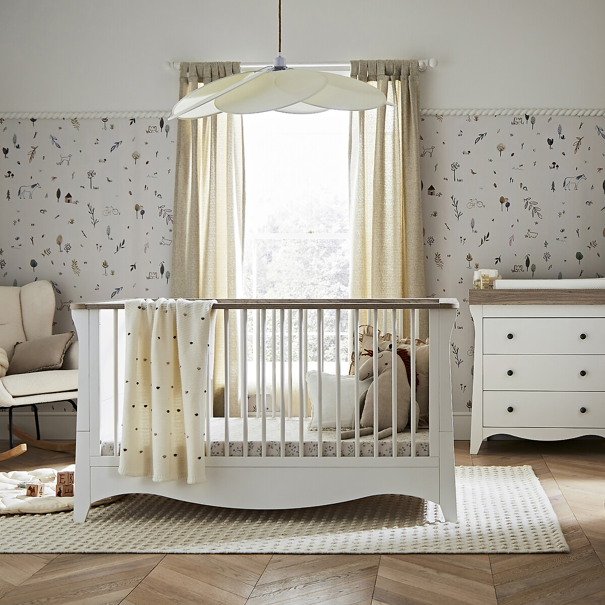 Clara 2 Piece Nursery Furniture Set, CUDDLECO