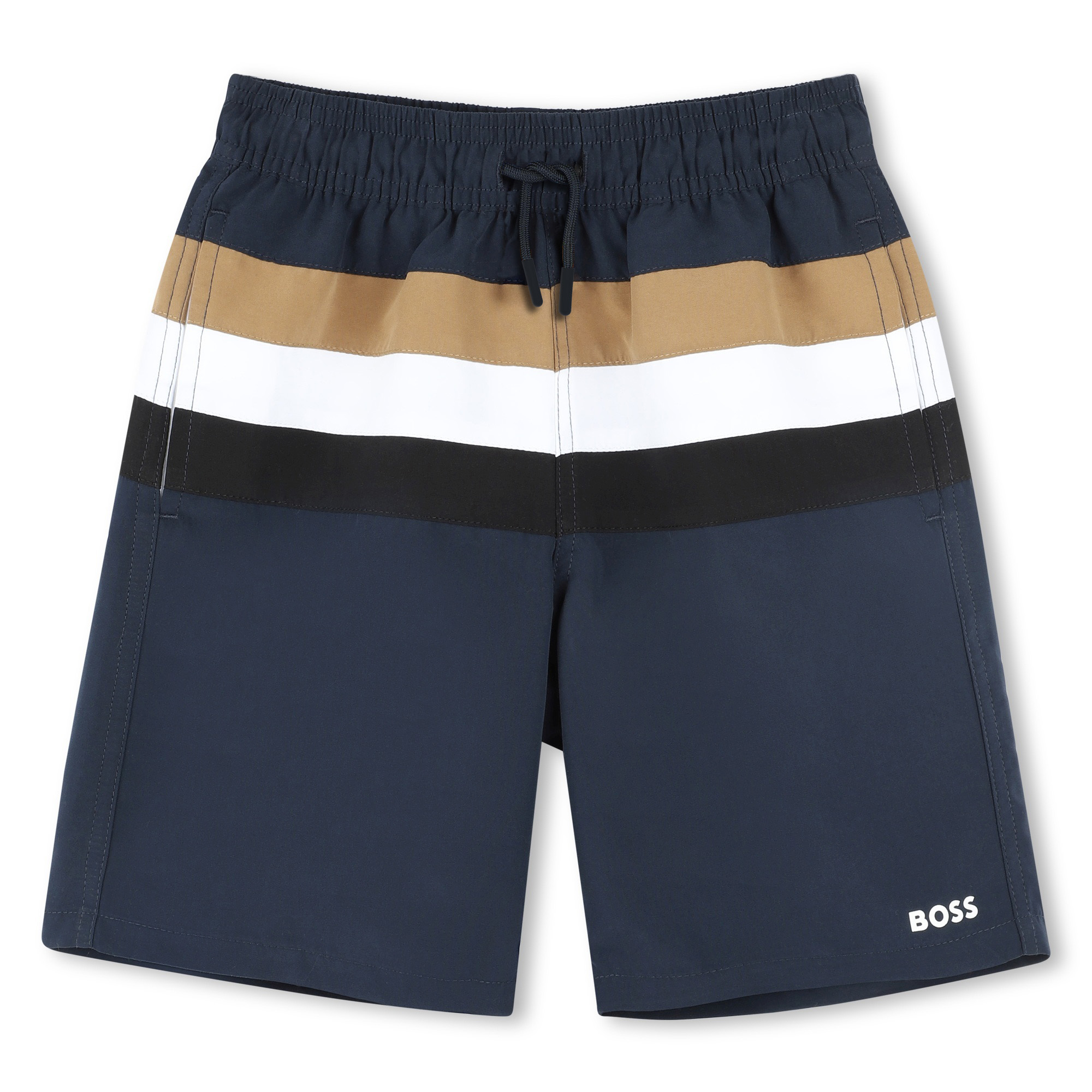 Maillot de bain rayé, BOSS KIDSWEAR