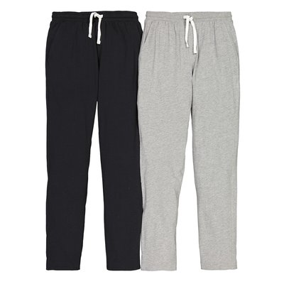 Pack of 2 Pyjama Bottoms in Cotton LA REDOUTE COLLECTIONS