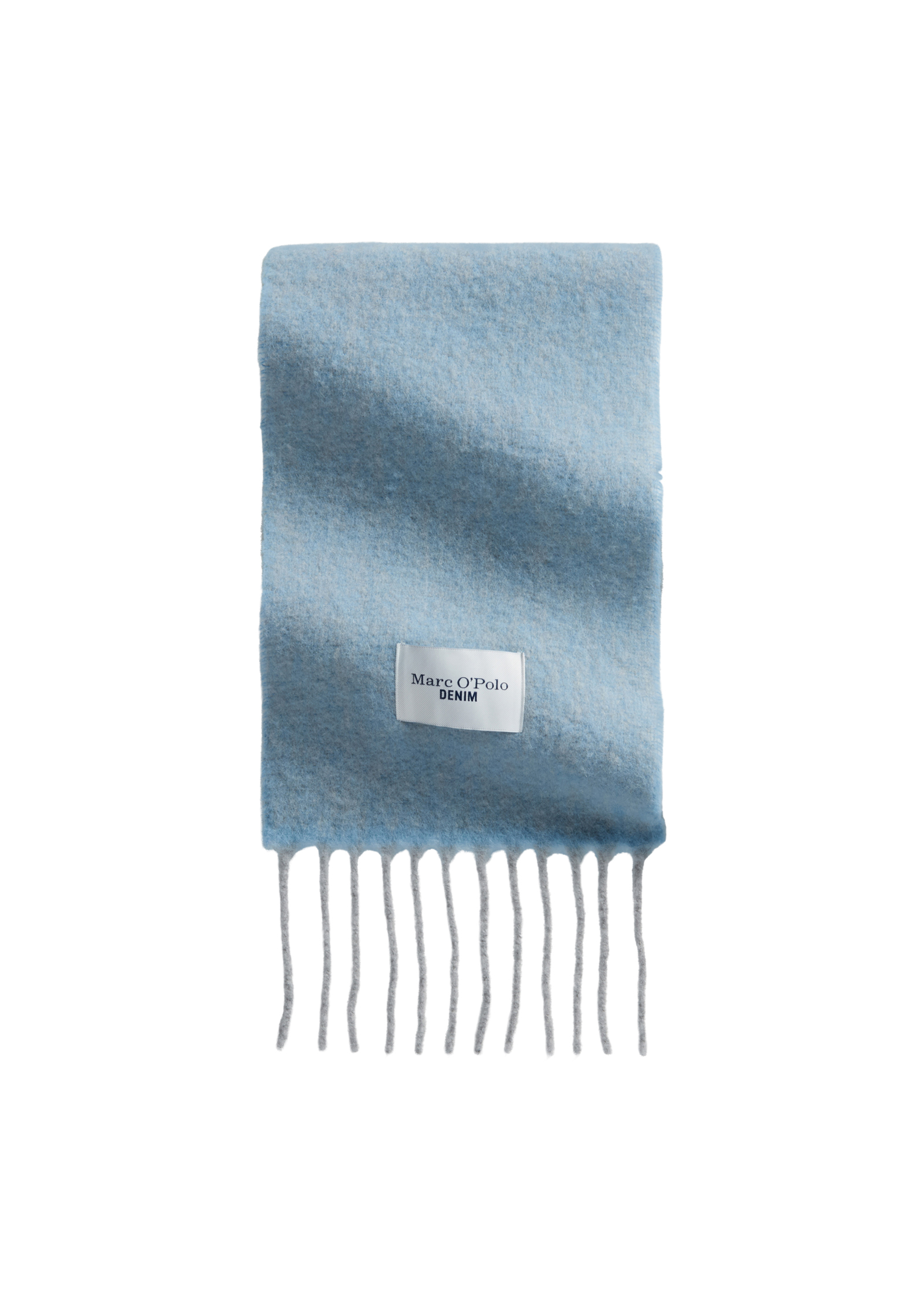 Écharpe en mélange de laine vierge et de laine d'alpaga, MARC O’POLO DENIM