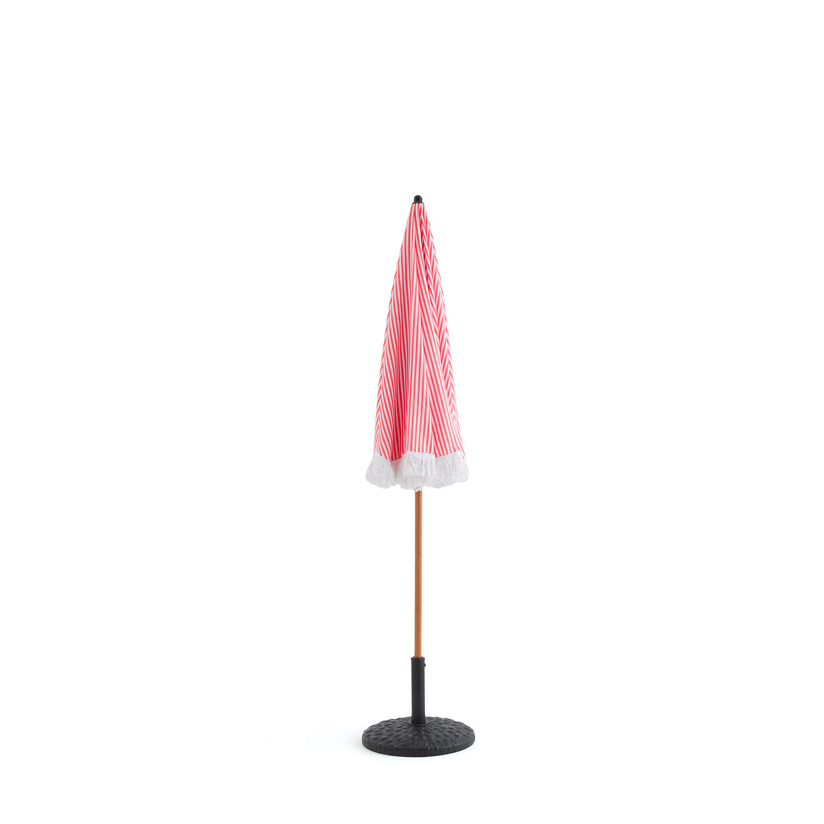 Product photograph of Britiz Striped Fringed Parasol from La Redoute UK.