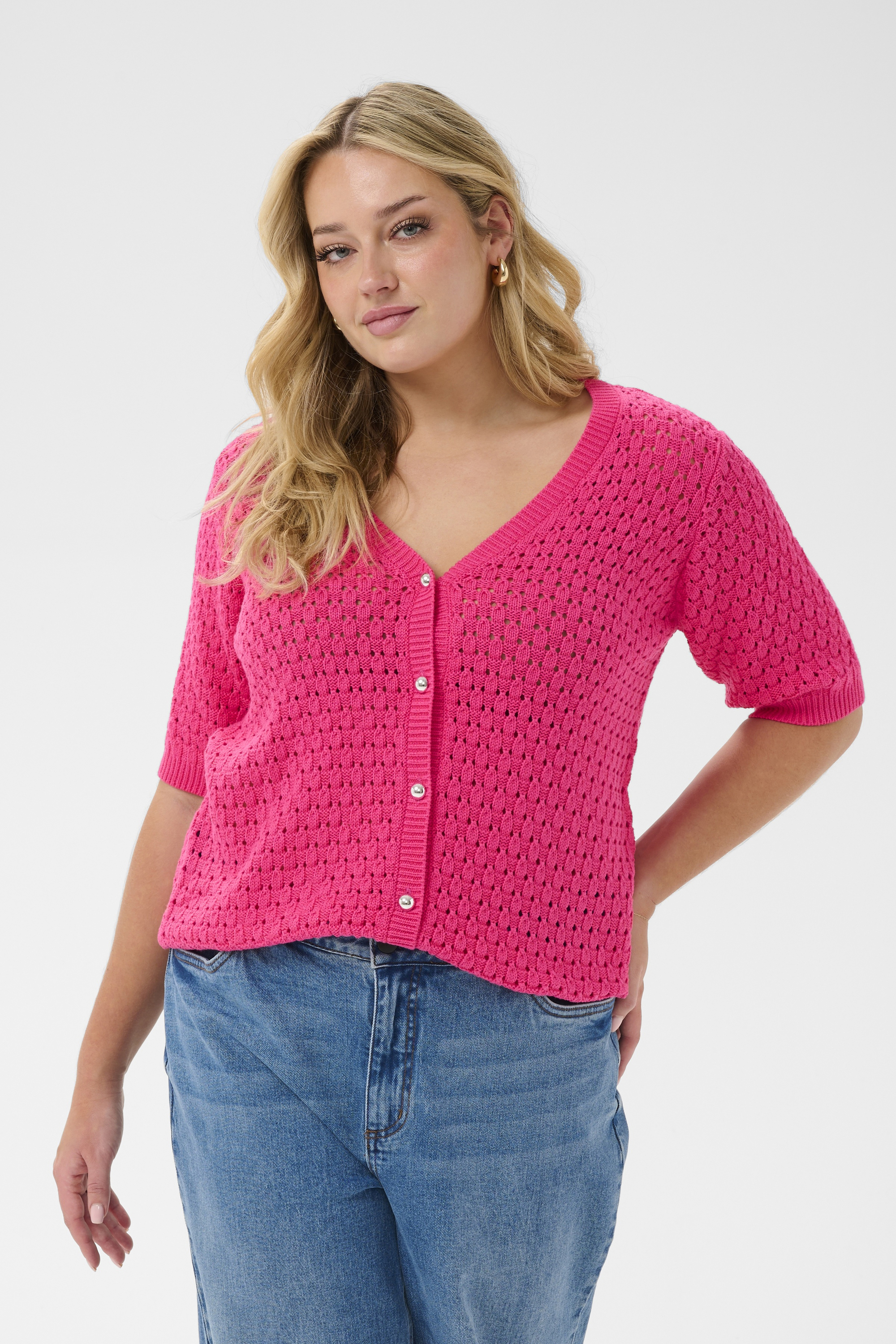 Cardigan à tricot, KAFFE CURVE