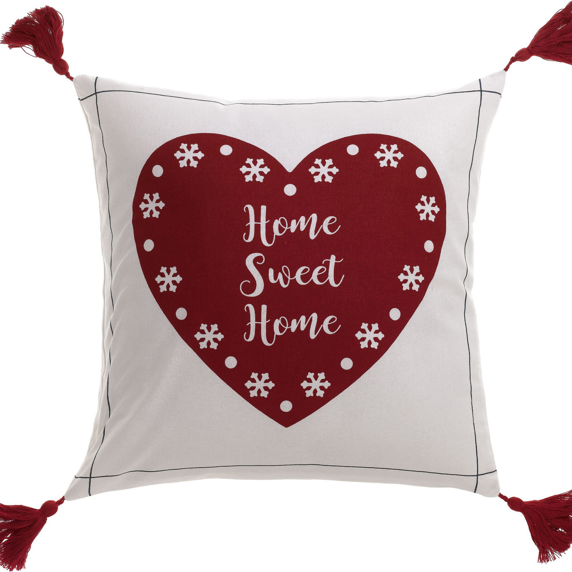 Coussin déco 30x50 cm Coton Sweet Home, EDEN