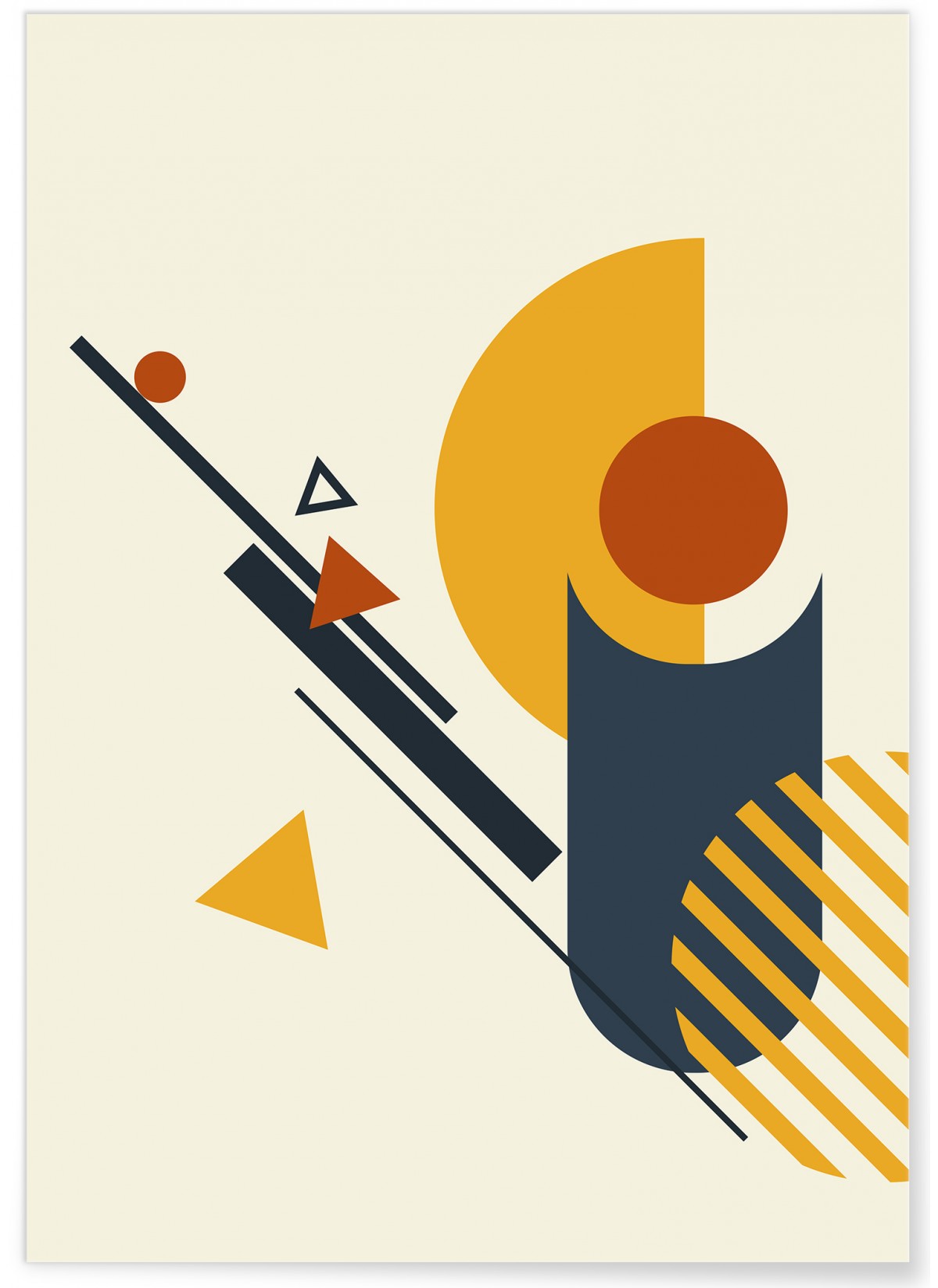 Affiche Abstract Composition 1, L'AFFICHERIE
