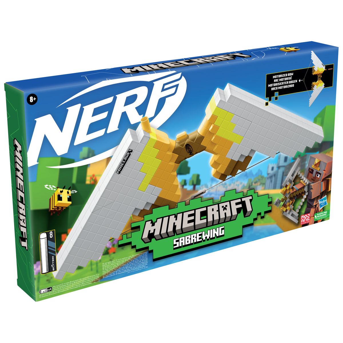 Arc motorisé Nerf Minecraft Sabrewing, Nerf et jeux de tir