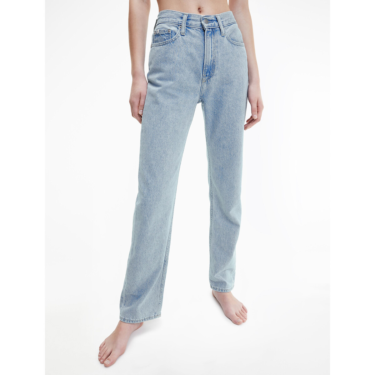 Jean large high rise Calvin Klein Fille Vêtements Pantalons & Jeans Jeans Baggy & Large 