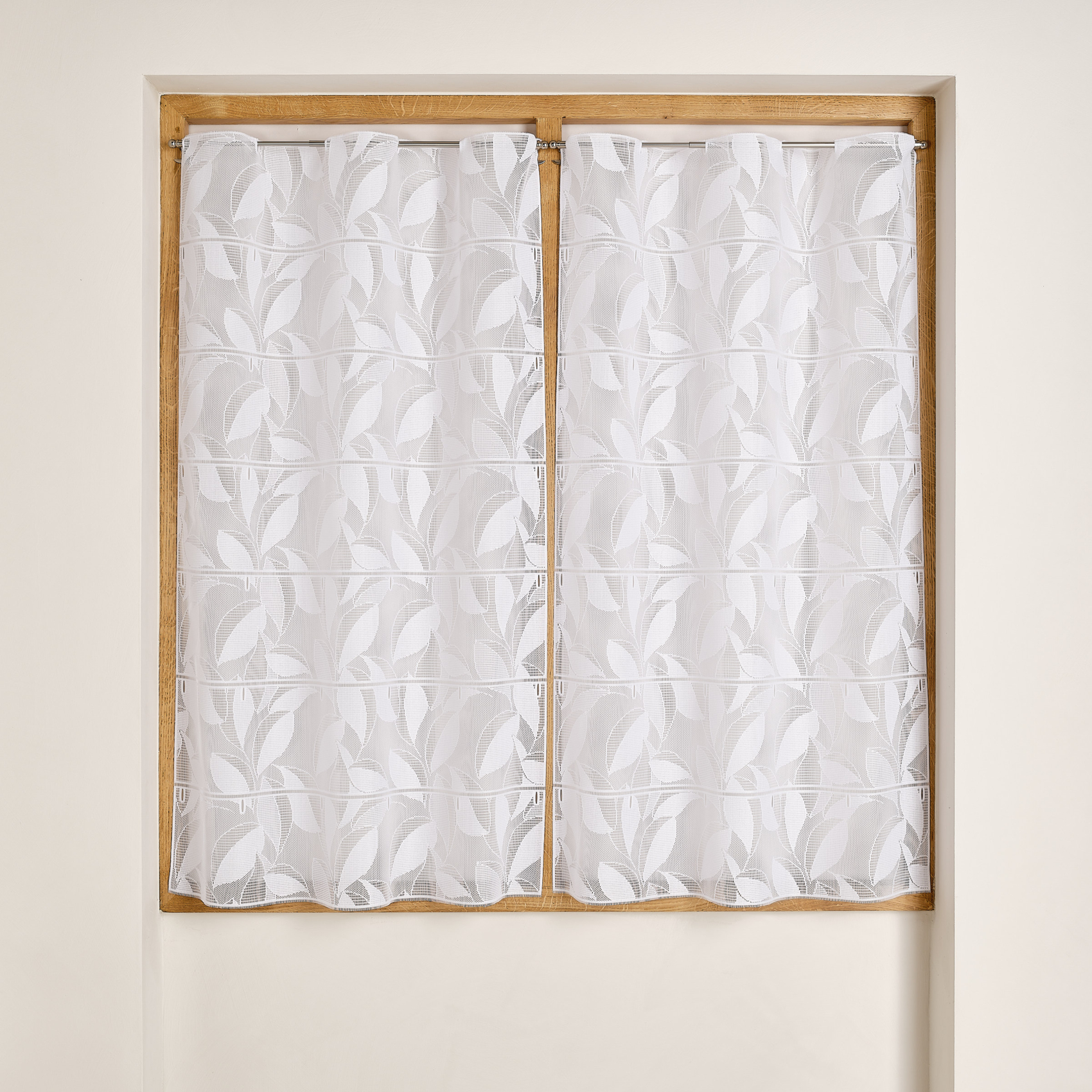 Modulable en maille à motif feuilles - QABANE, HOME MAISON