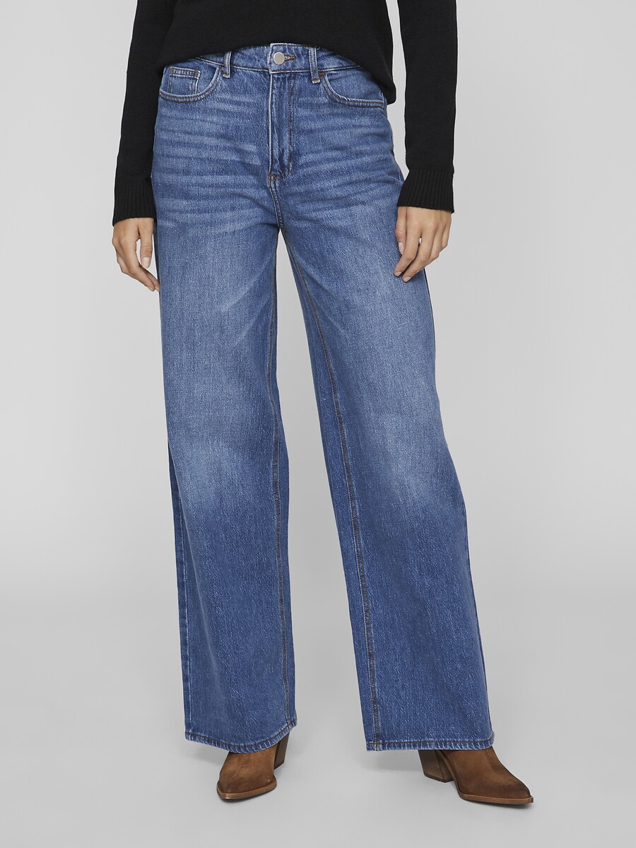 Jean large, taille haute, VILA