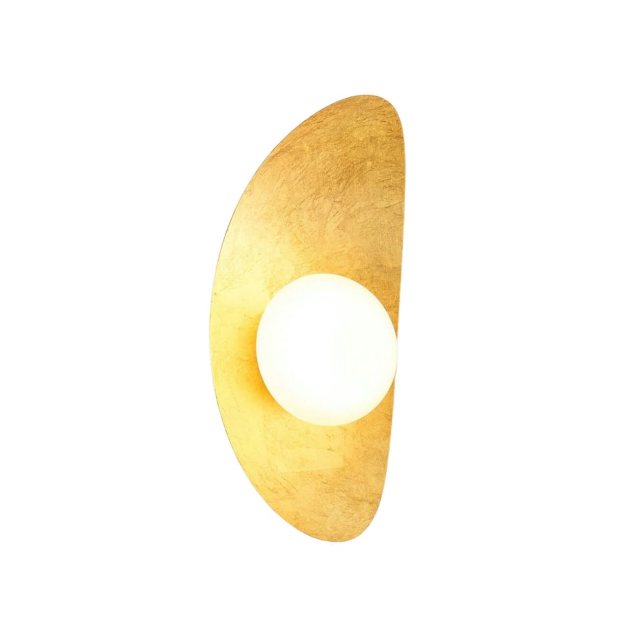 Applique à LED finition feuille d'or - ISOLA, KOSILUM