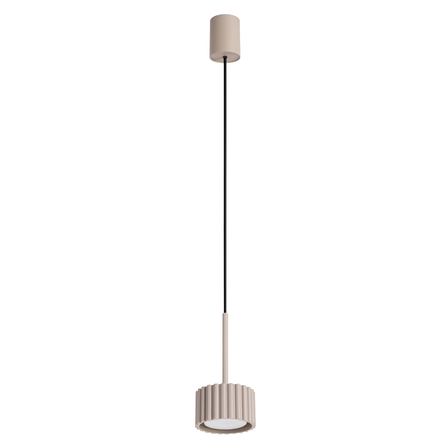 Suspension Aluminium Taupe Gx53 1 AURA, EDEN