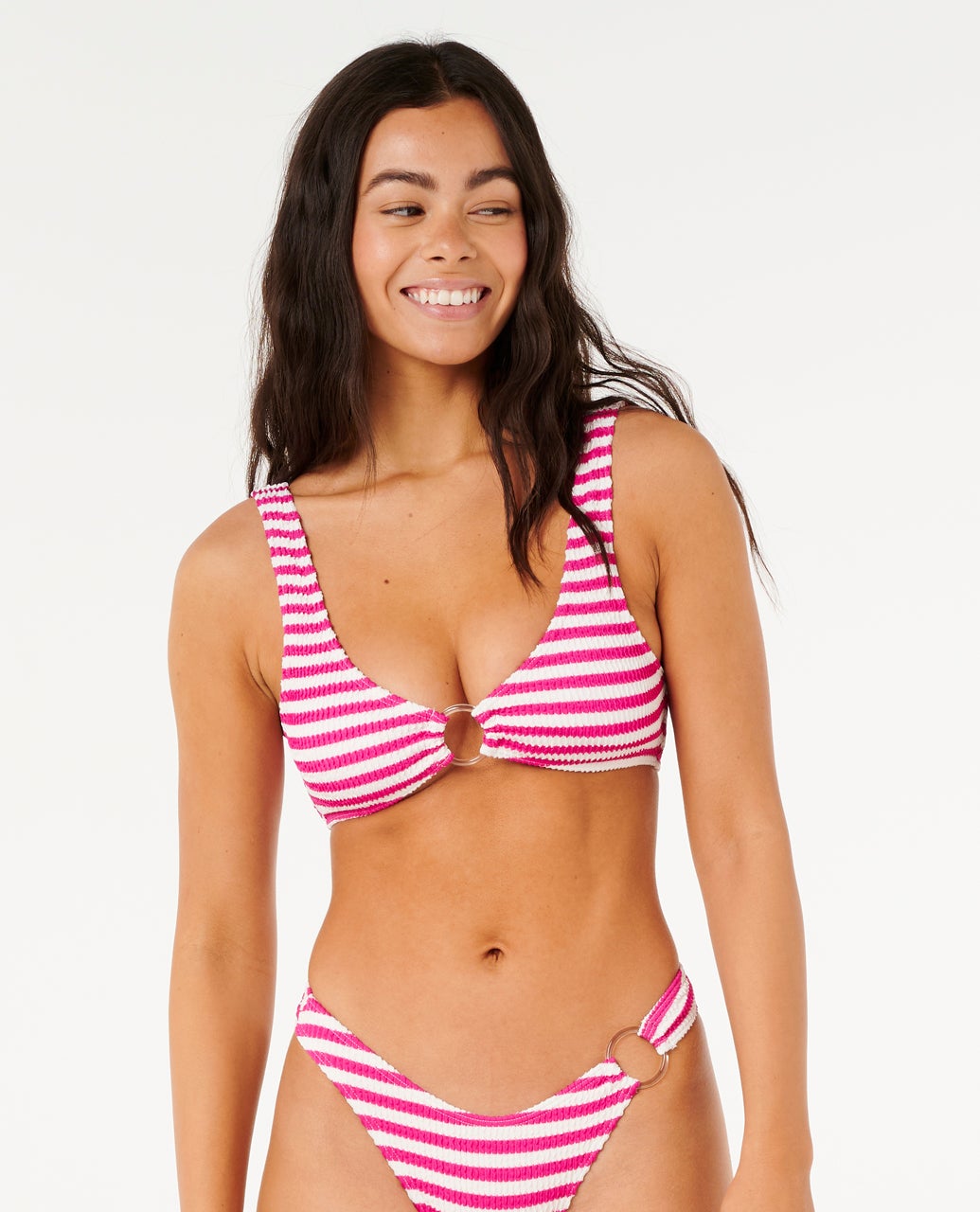 Haut de bikini ES VEDRA STRIPE CROP, RIP CURL
