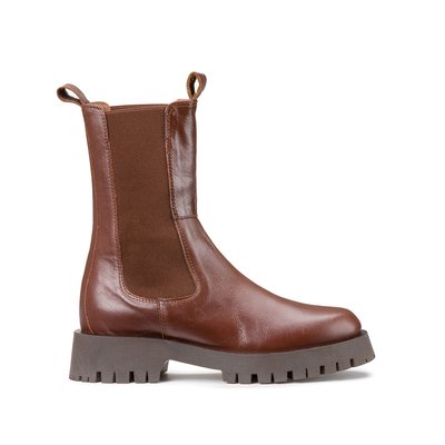 Boots cuir semi-montantes Ridle JONAK