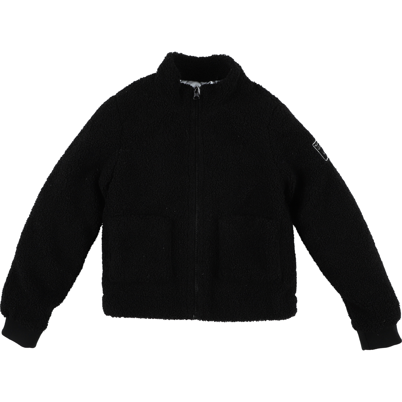 Blouson/Sweat polaire réversibleargent - Très bon état, IKKS