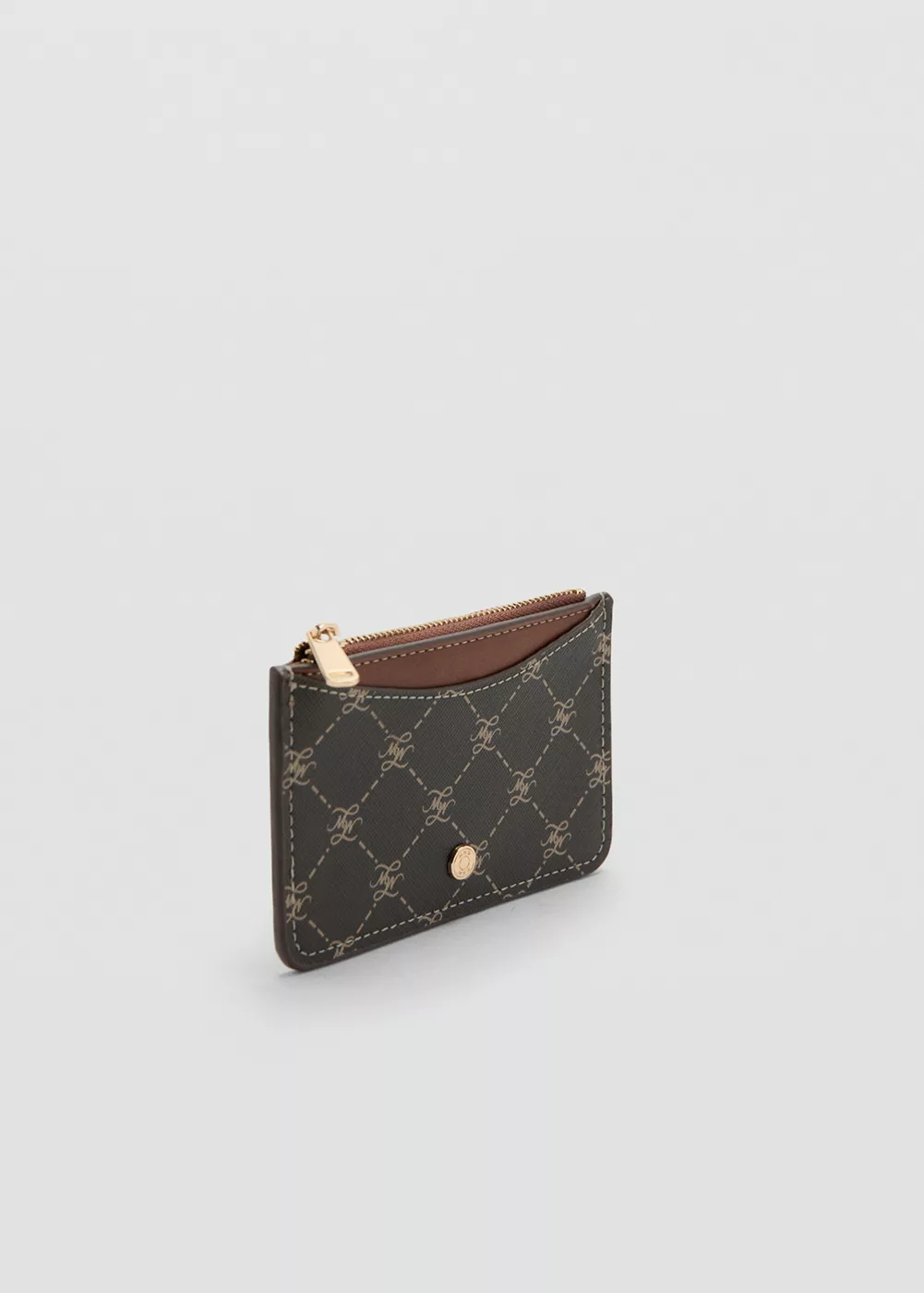 Porte-cartes logo zip, MANGO
