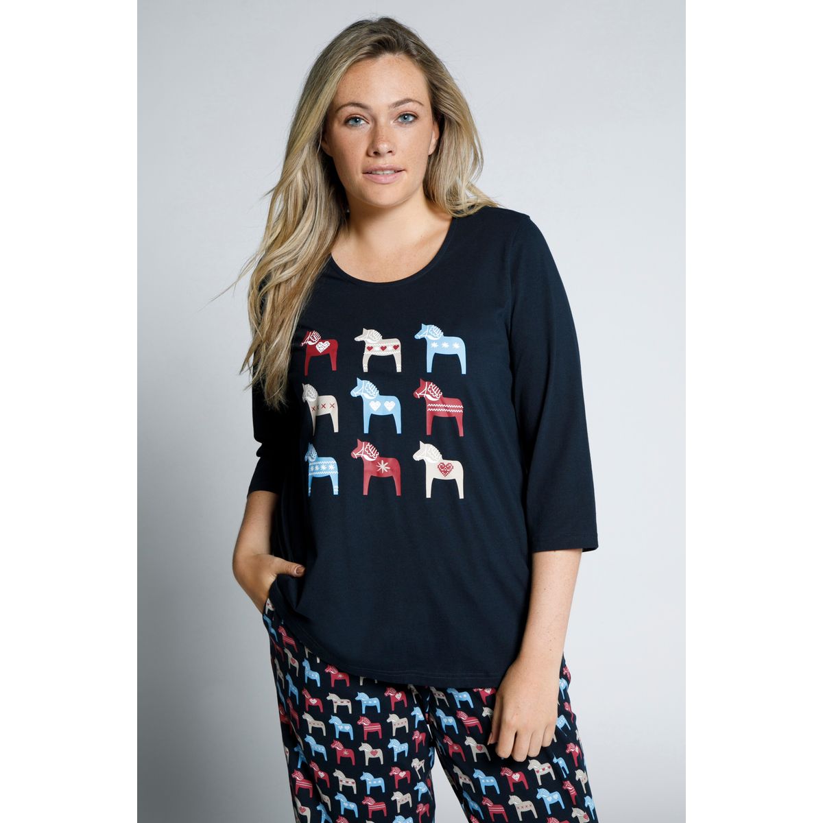 Ulla Popken Femme Grandes Tailles Pyjama 720896 