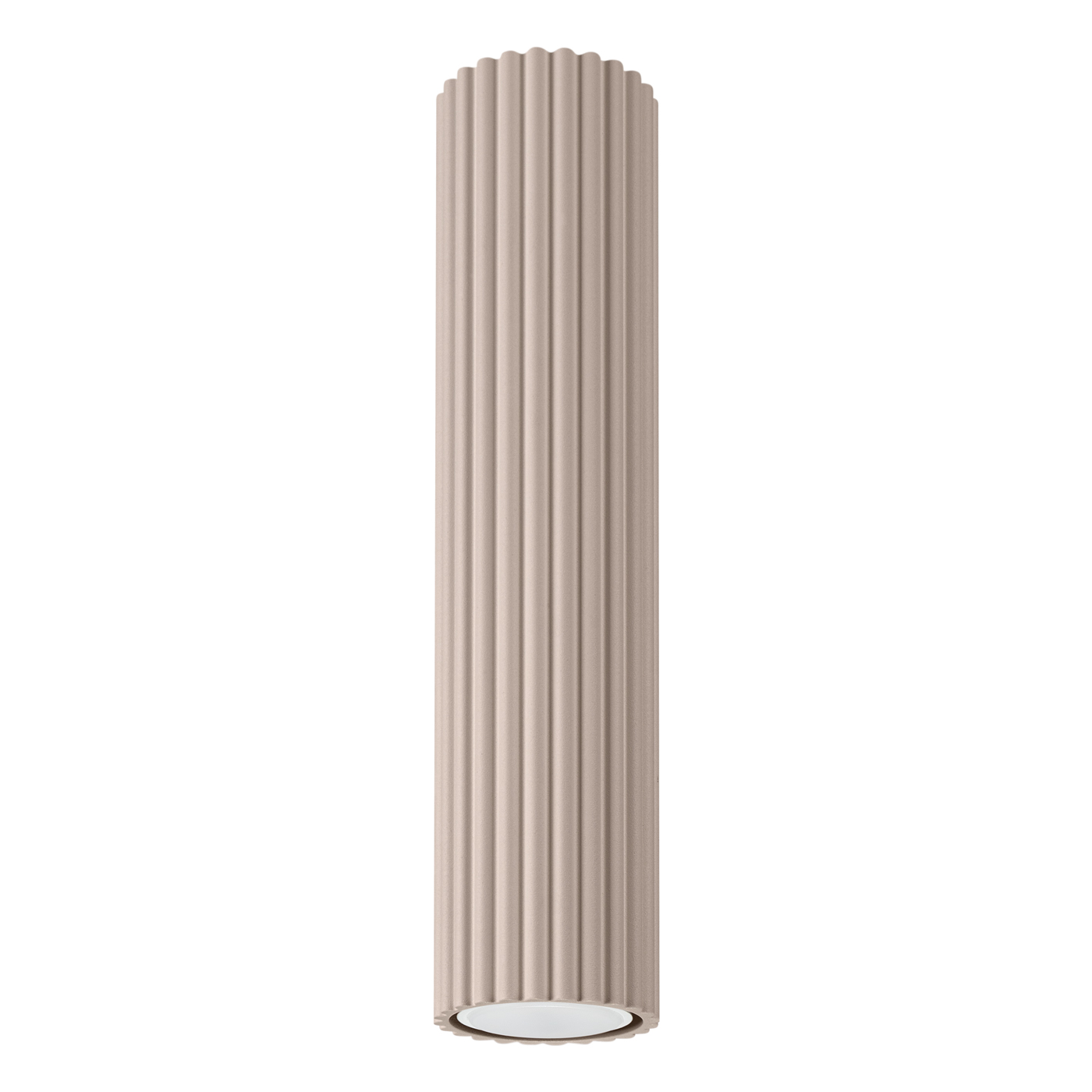 Plafonnier Aluminium Taupe GU10 1 Karbon, EDEN
