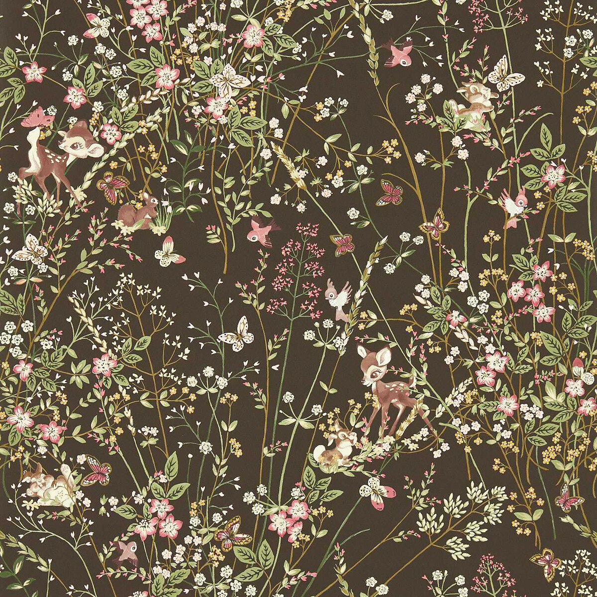 Bambi Chocolate Wallpaper, SANDERSON X DISNEY