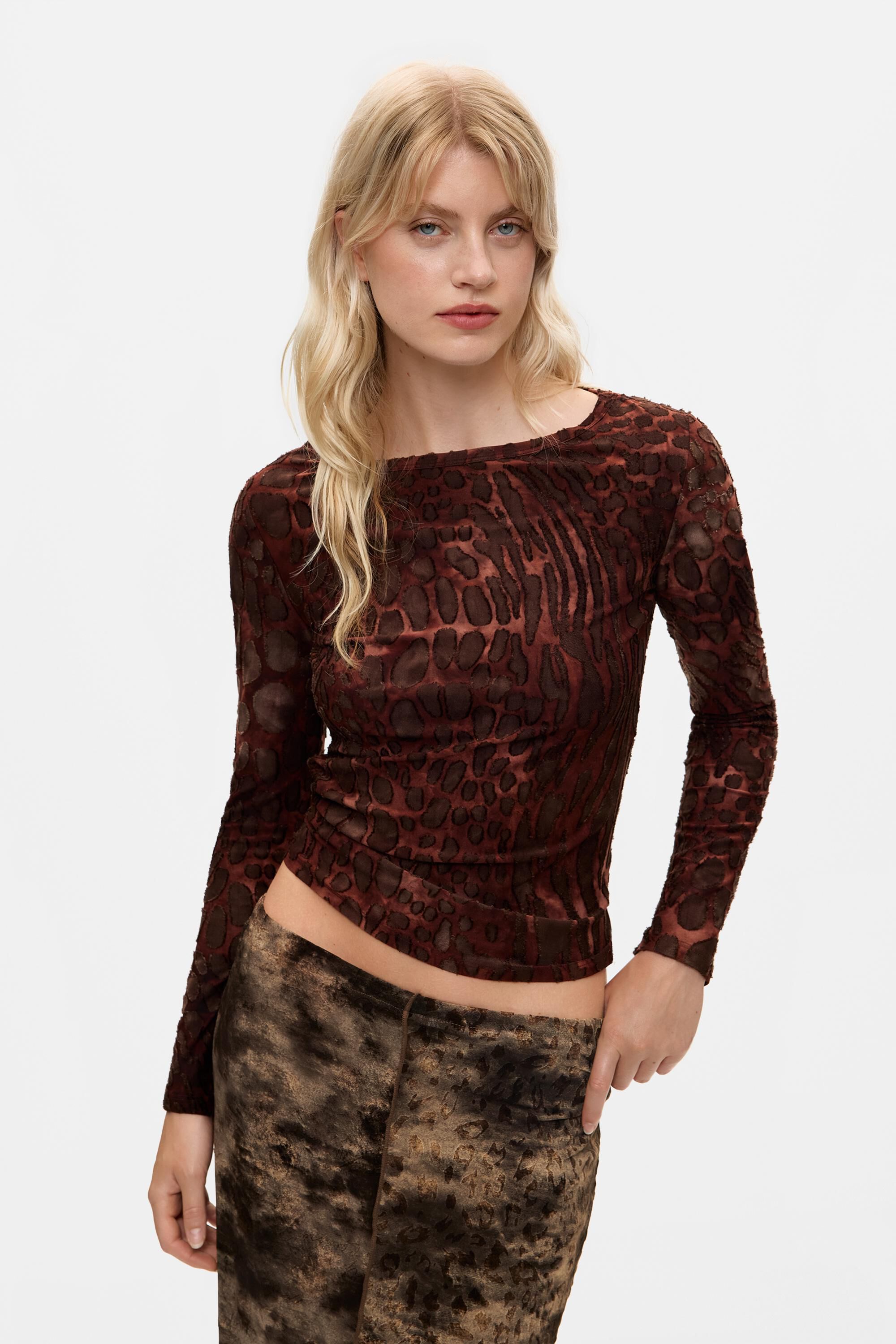 T-shirt floqué, DESIGUAL