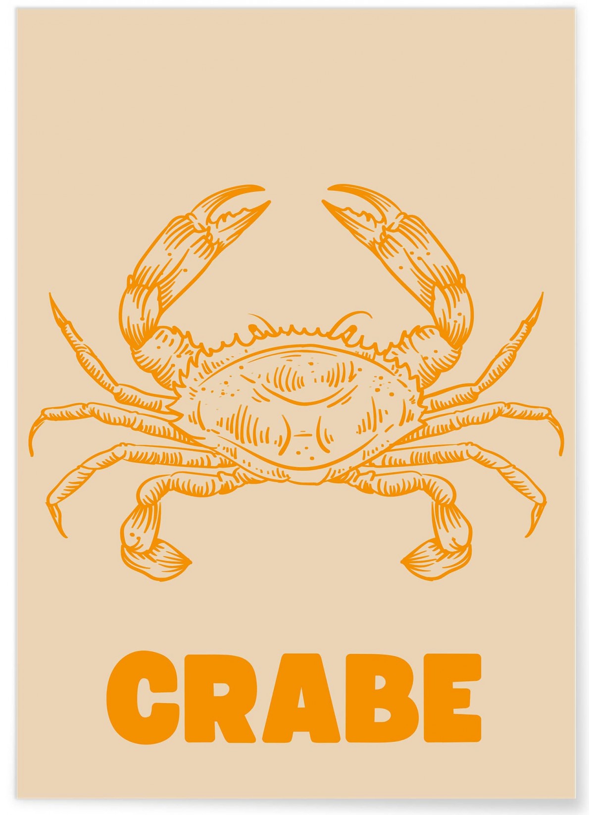 Affiche Crabe, L'AFFICHERIE