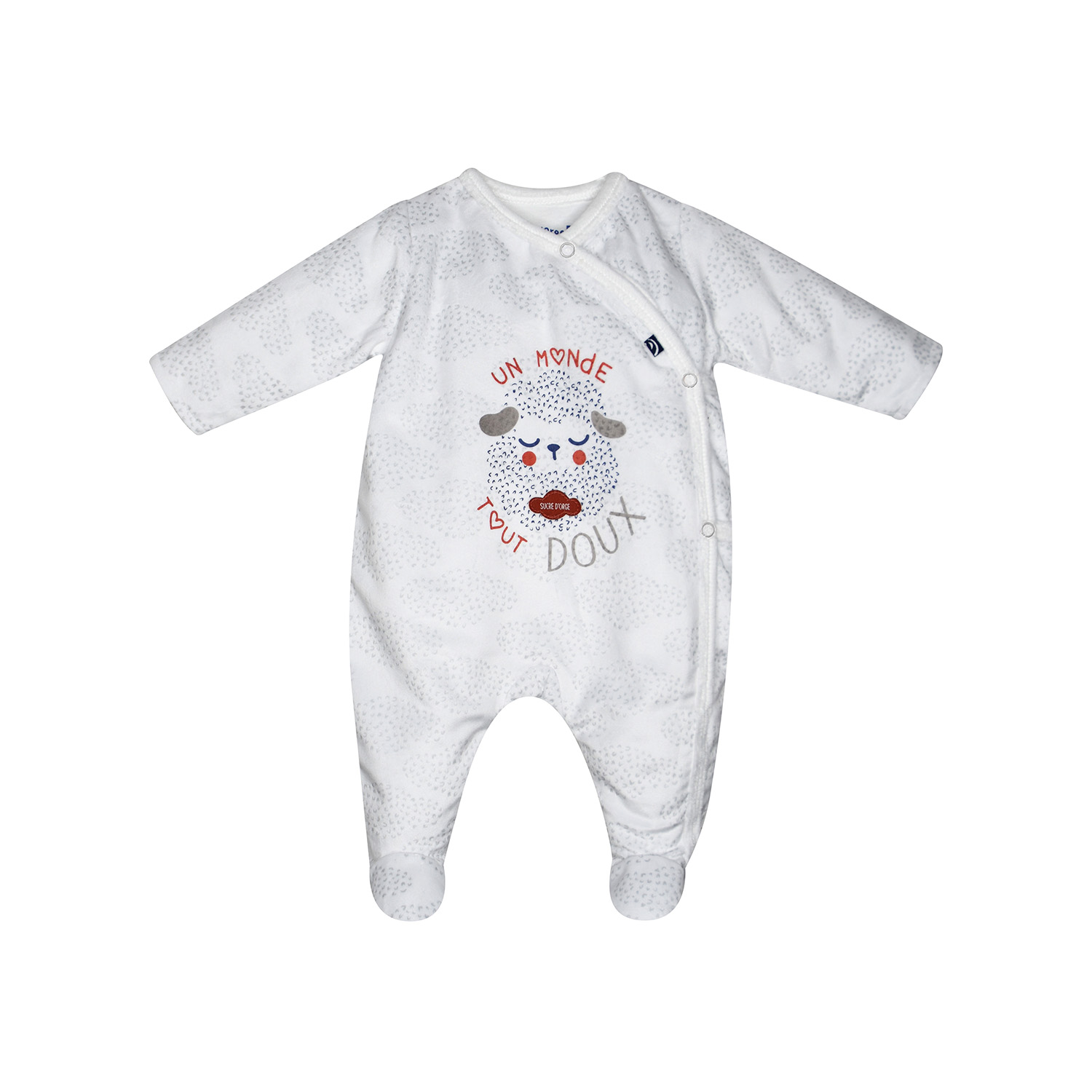 Dors bien jovani velboa doux ouverture devant naissance, SUCRE D'ORGE