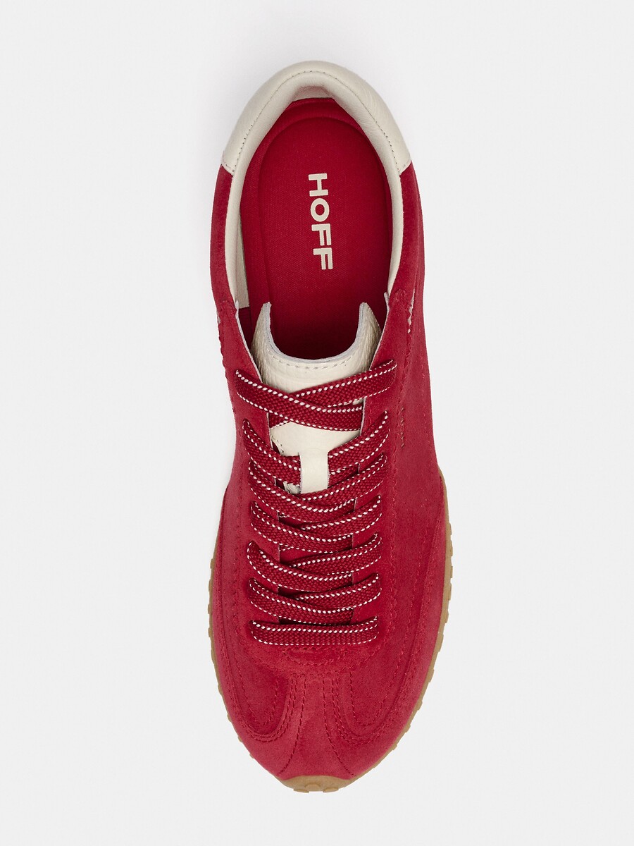 HOFF Zapatillas De Piel Bridge FL Rojo — foto 5