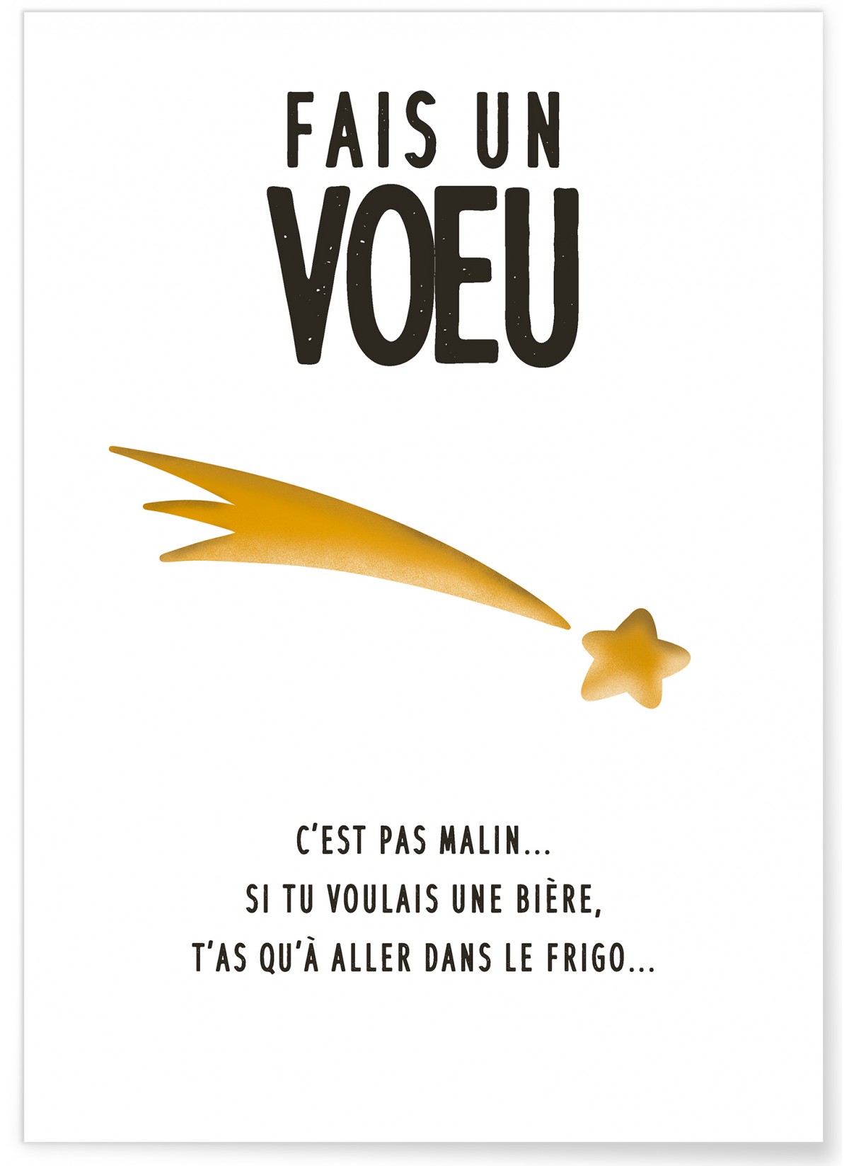 Affiche 'Fais un voeu', L'AFFICHERIE