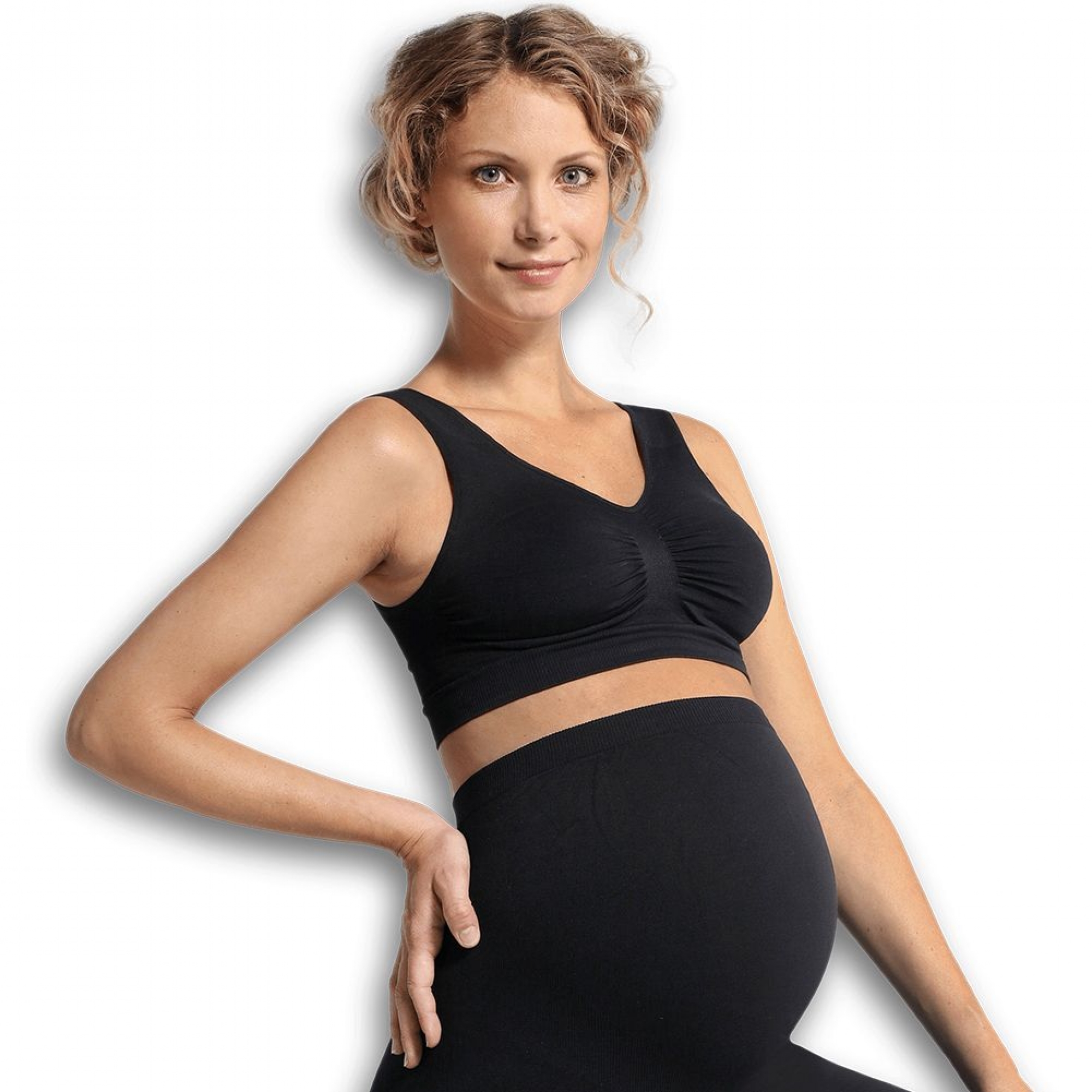 Brassière de grossesse sans couture noir taille M, CARRIWELL