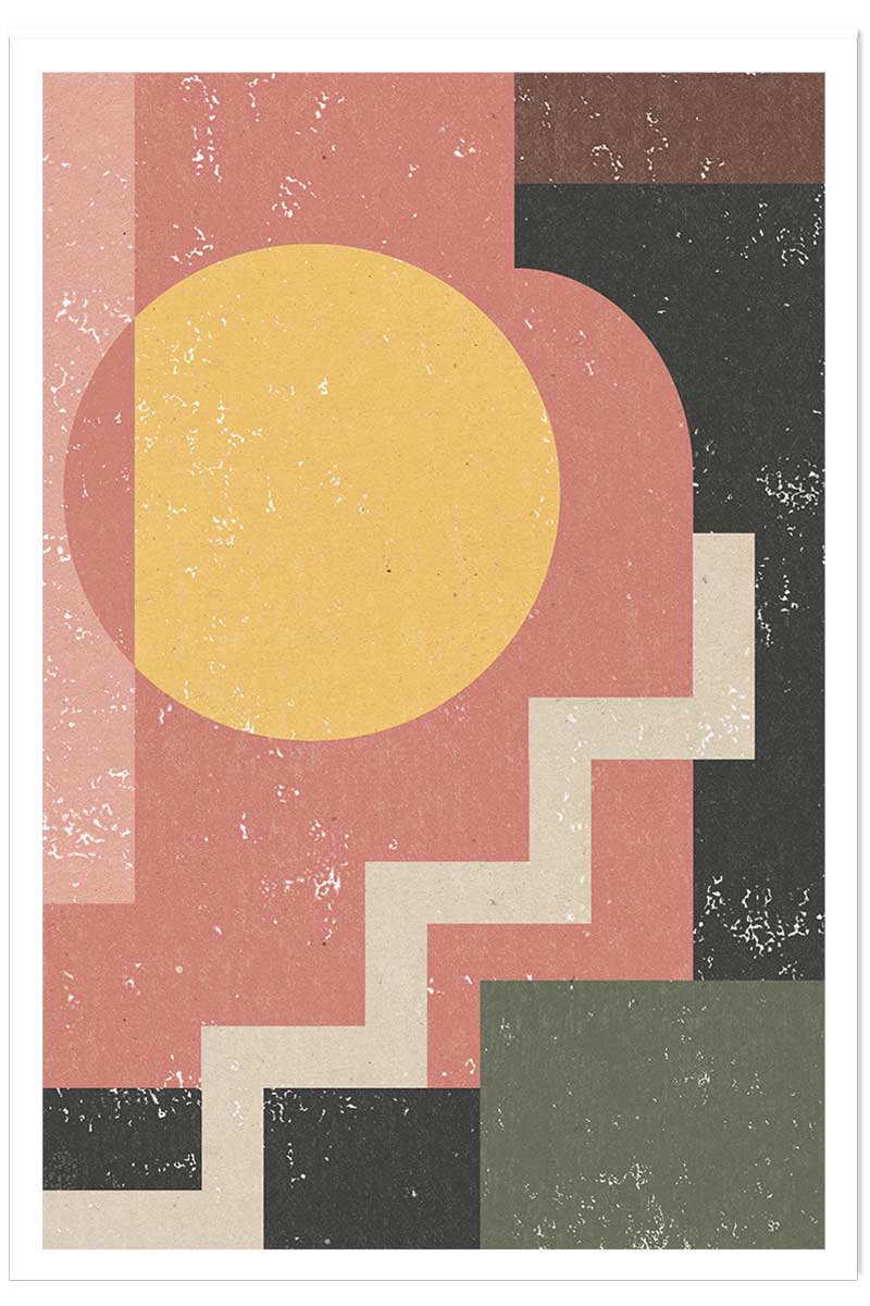 Poster sun stairs, HEXOA