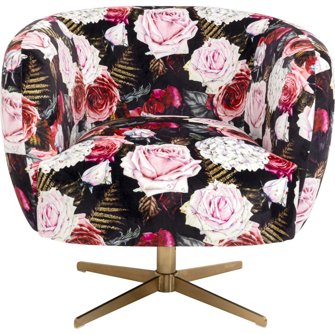 Fauteuil pivotant roses, KARE DESIGN