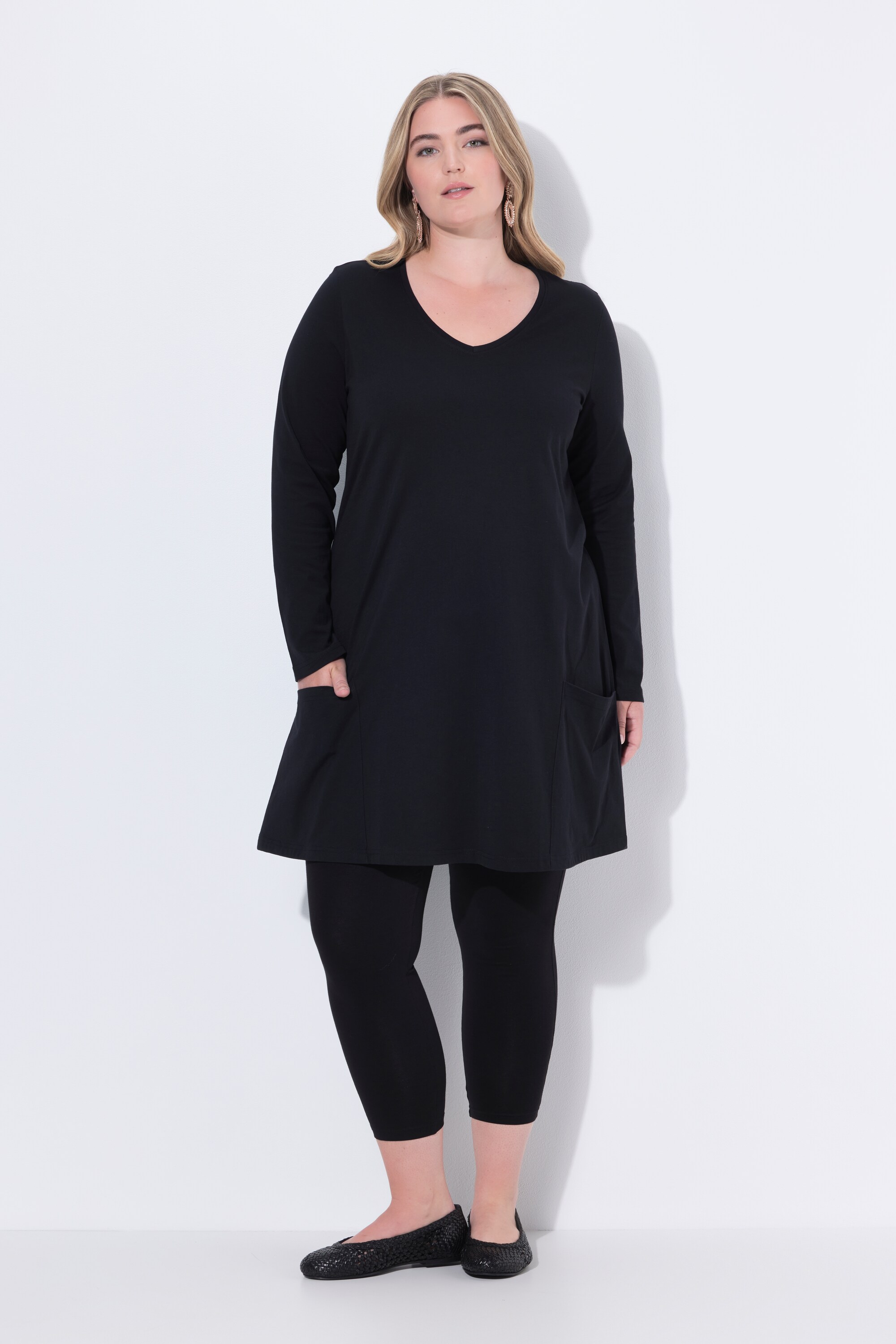 T-shirt long avec poches, ULLA POPKEN
