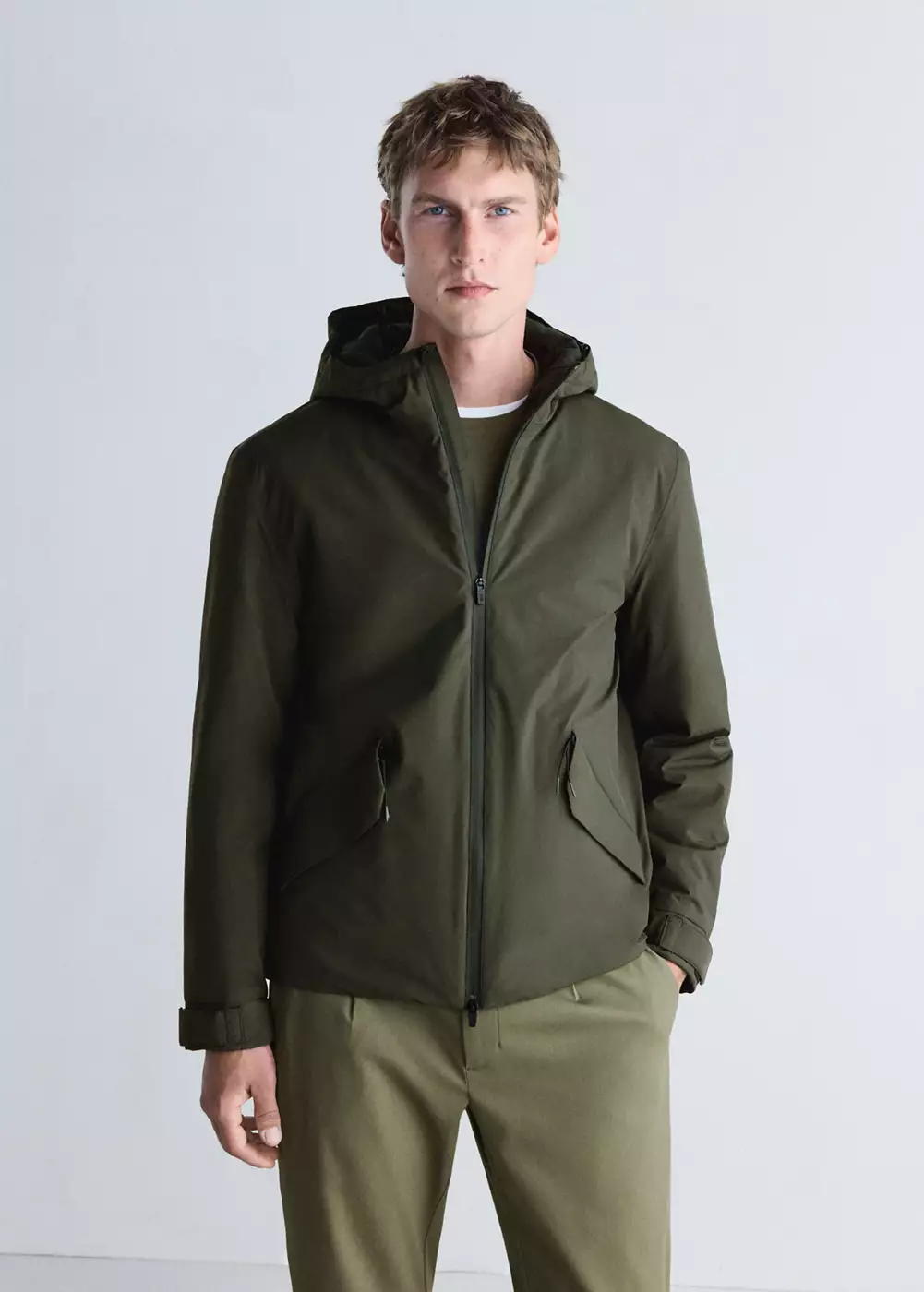 Veste compactable imperméable avec garnissage Thermore®, MANGO MAN