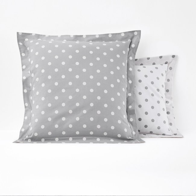 Clarisse Polka Dot 100% Cotton Pillowcase - LA REDOUTE INTERIEURS